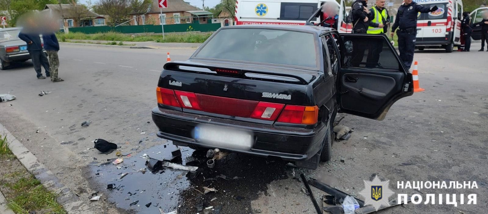 Дворічний хлопчик та троє дорослих постраждали в аварії поблизу Турбова