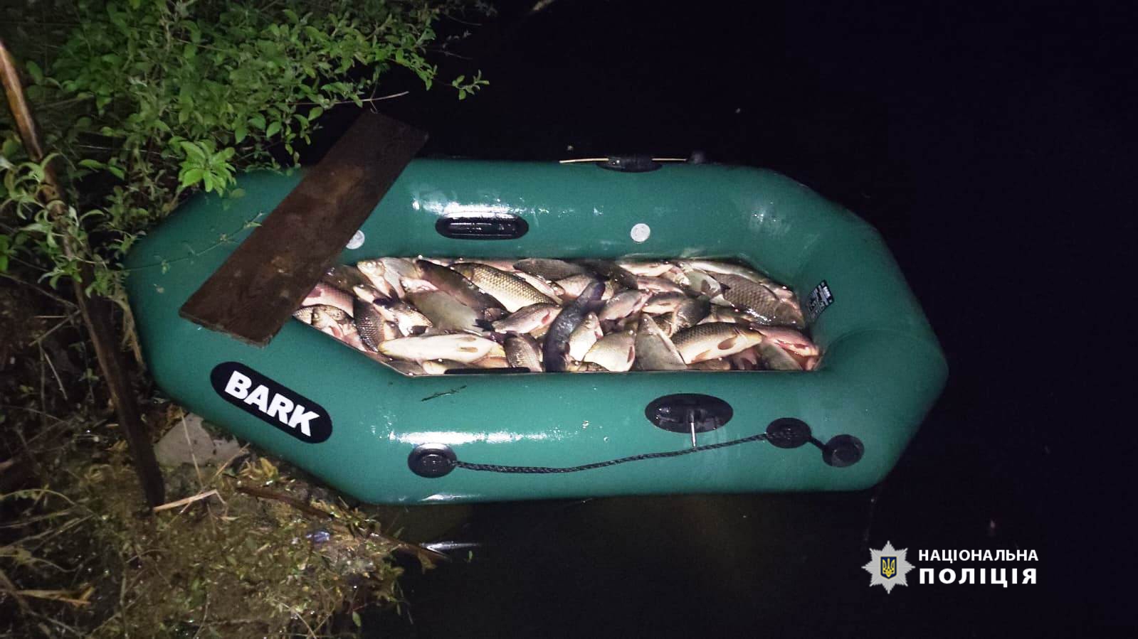 У Вінниці спіймали двох браконьєрів: виловили понад 200 кг риби