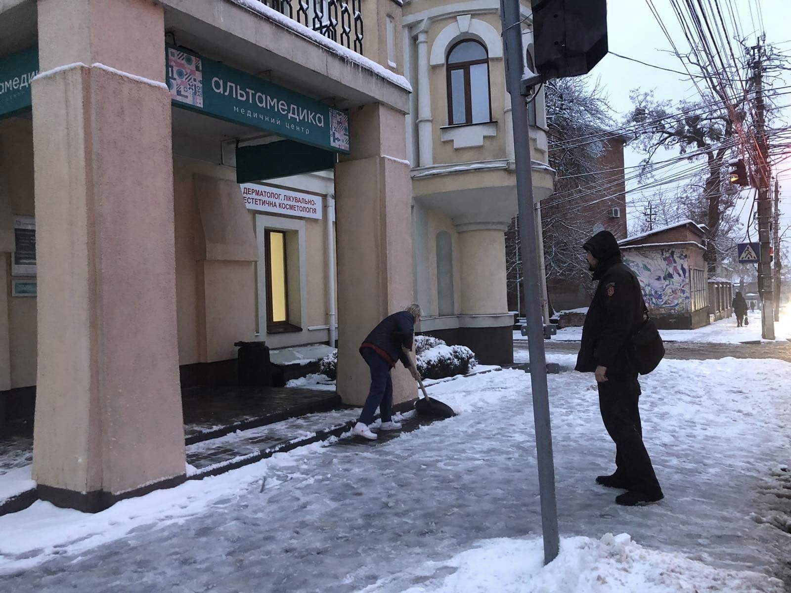 Муніципальна варта Вінниці перевірила прибирання снігу та льоду