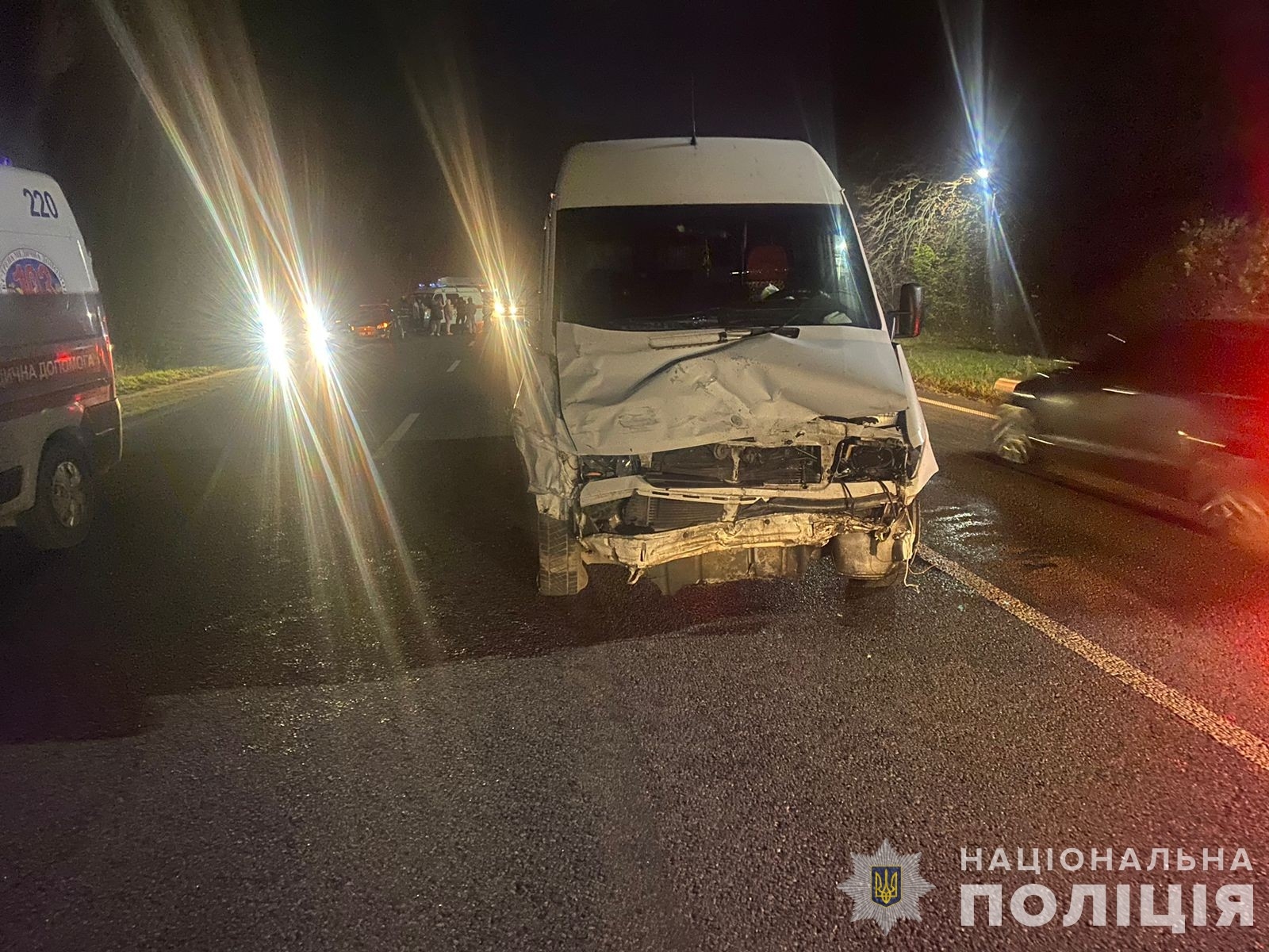 На трасі Немирів - Вінниця водій ВАЗу зіткнувся з мікроавтобусом