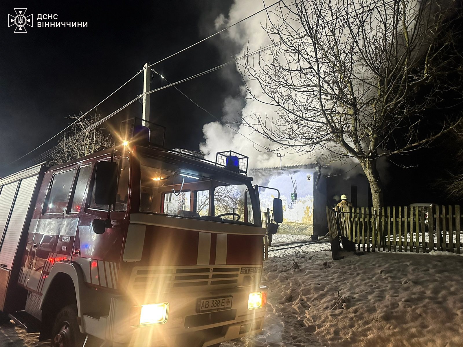 На Вінниччині через несправне пічне опалення горять приватні будинки