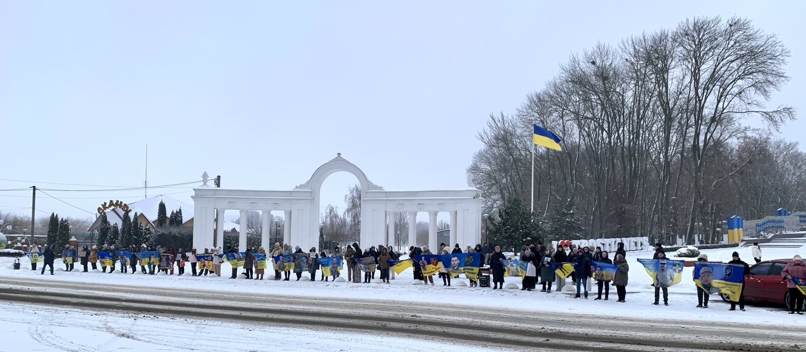 Акцію на підтримку військовополонених та безвісти зниклих провели у Тростянці