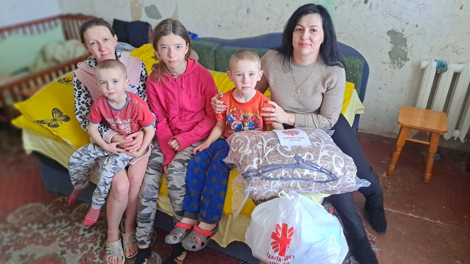 Кризові родини у Вінниці отримали допомогу від місії "Карітас-Спес-Вінниця"
