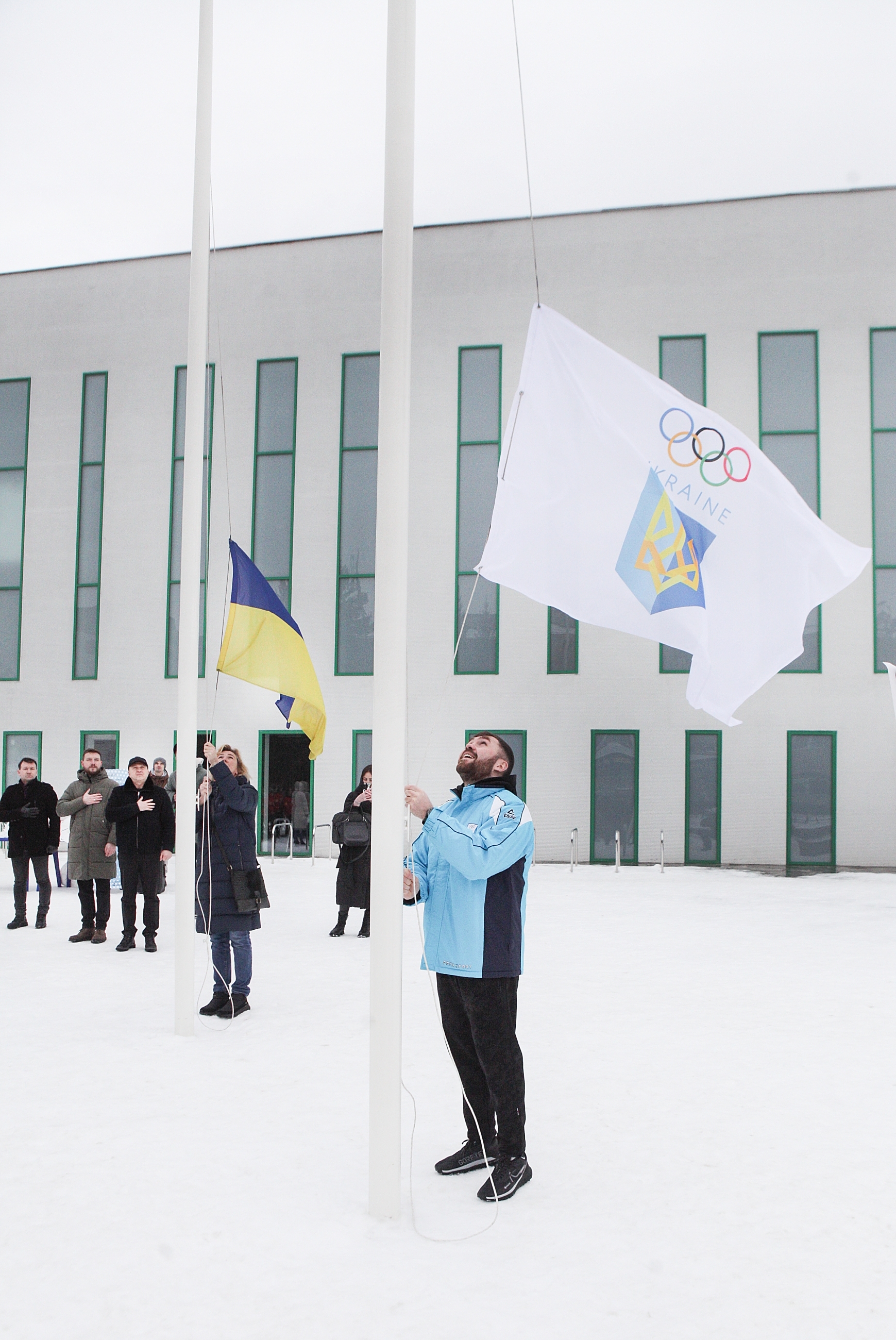 Прапор Національного олімпійського комітету розгорнули у Вінниці