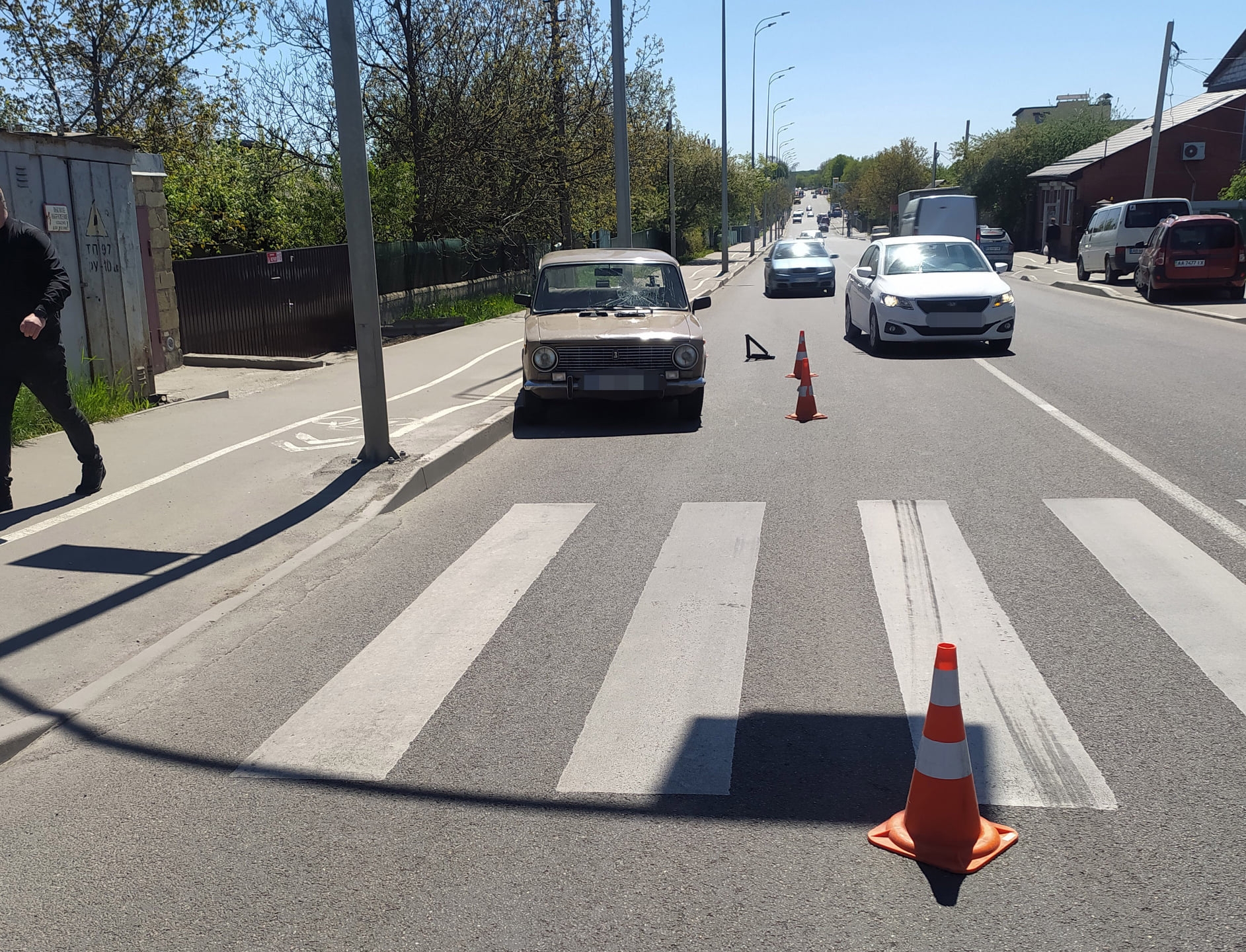 У Вінниці літній чоловік збив жінку на пішохідному переході потерпіла в лікарні