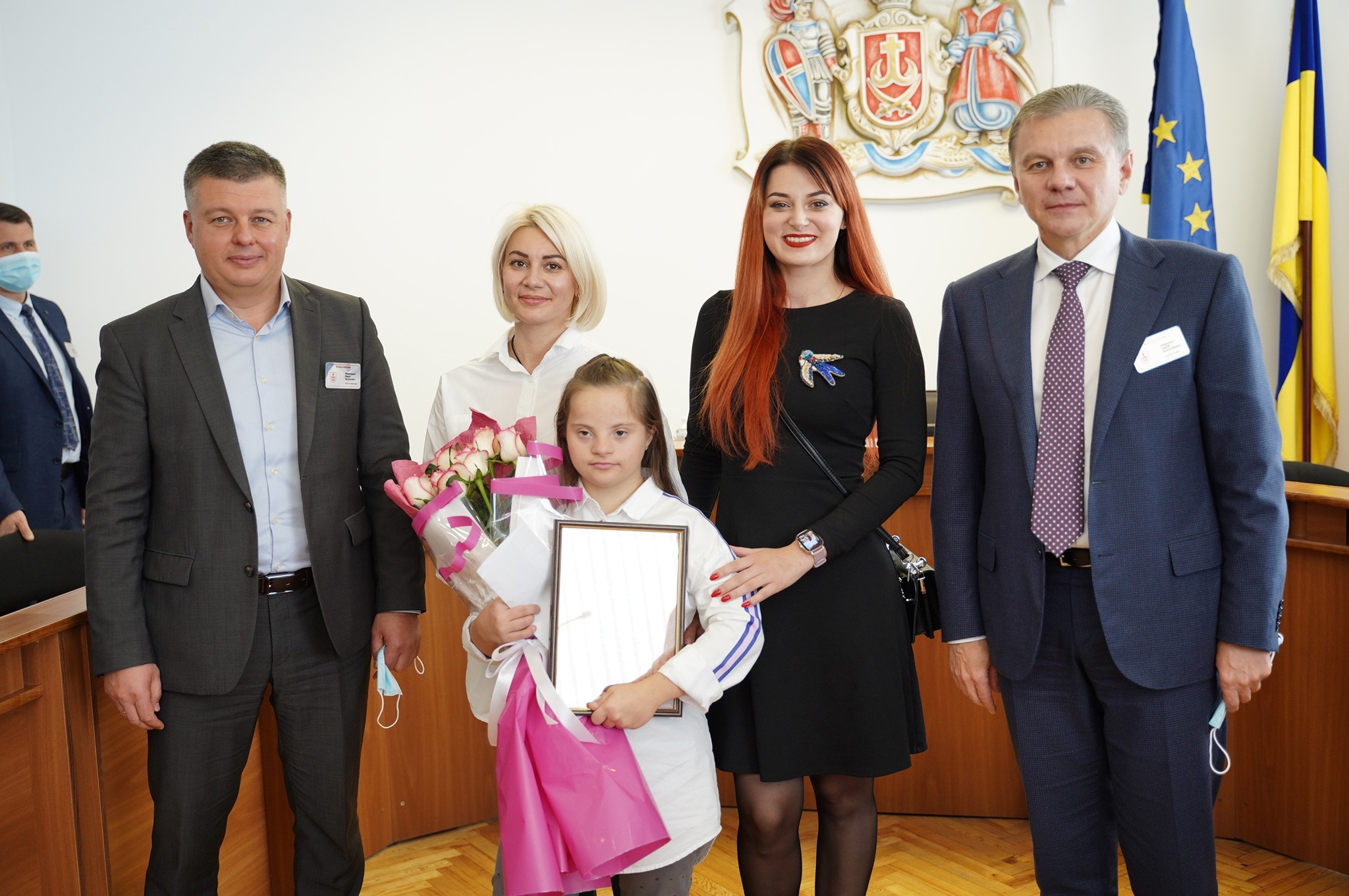 Сергій Моргунов відзначив вінничанку Марію Гнатик, яка отримала бронзу на Чемпіонаті світу з танців