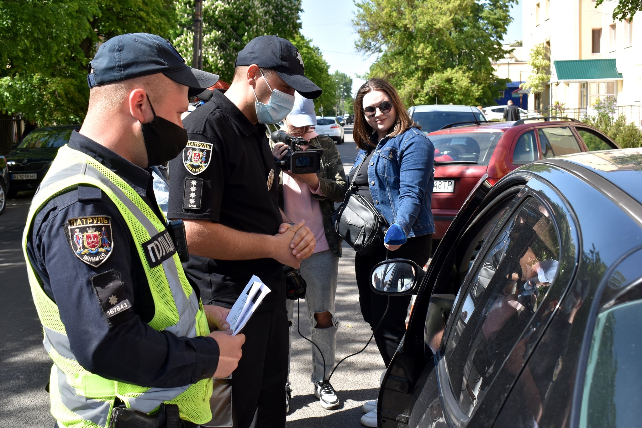 У Вінниці поліцейські "полювали" на пішоходів-порушників