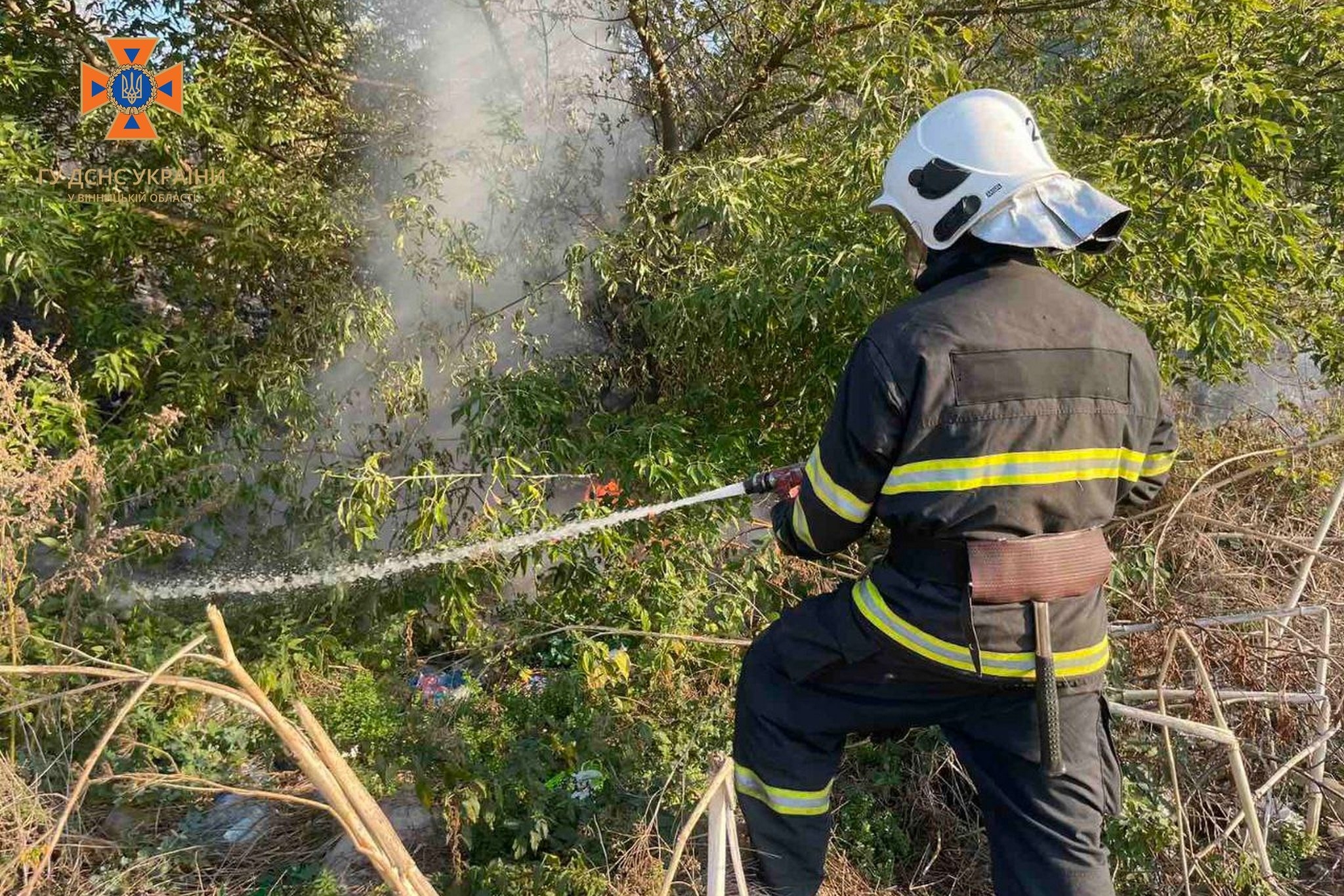Жителька Стрижавської громади отримала опіки через загоряння трави