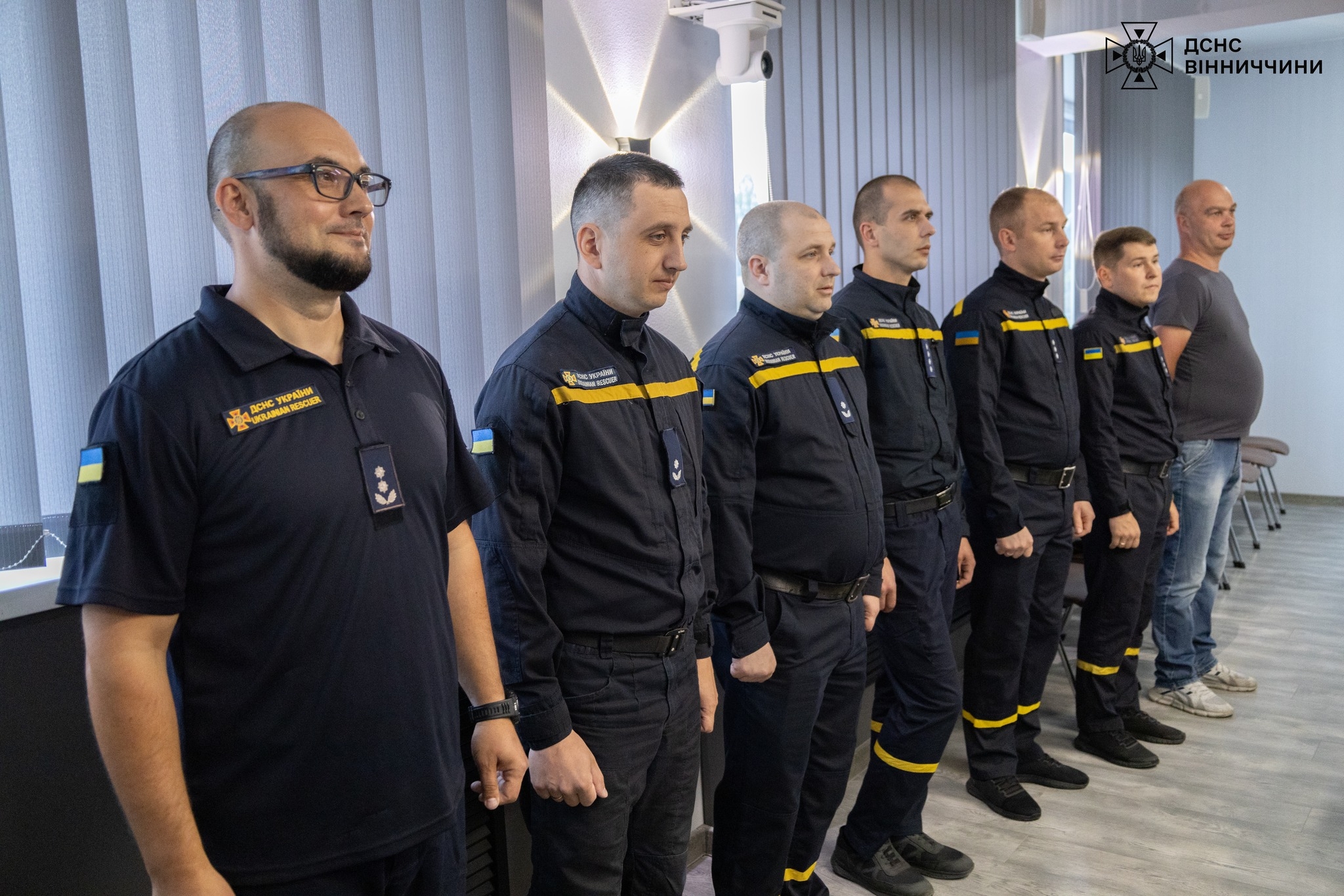 П'ятеро рятувальників Вінниччини отримали чергові спеціальні звання