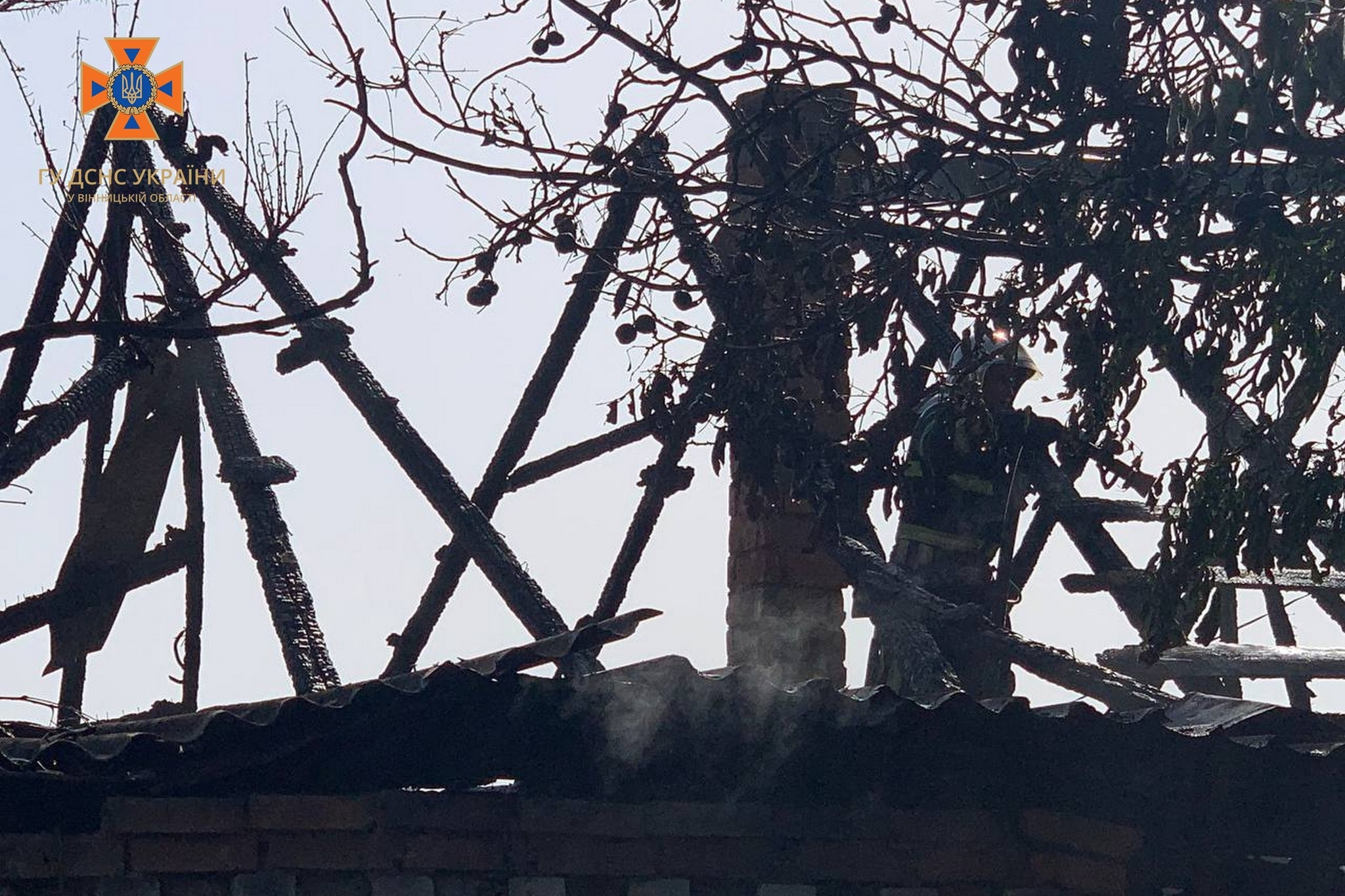 У Вінниці рятувальники загасили пожежу у житловому будинку