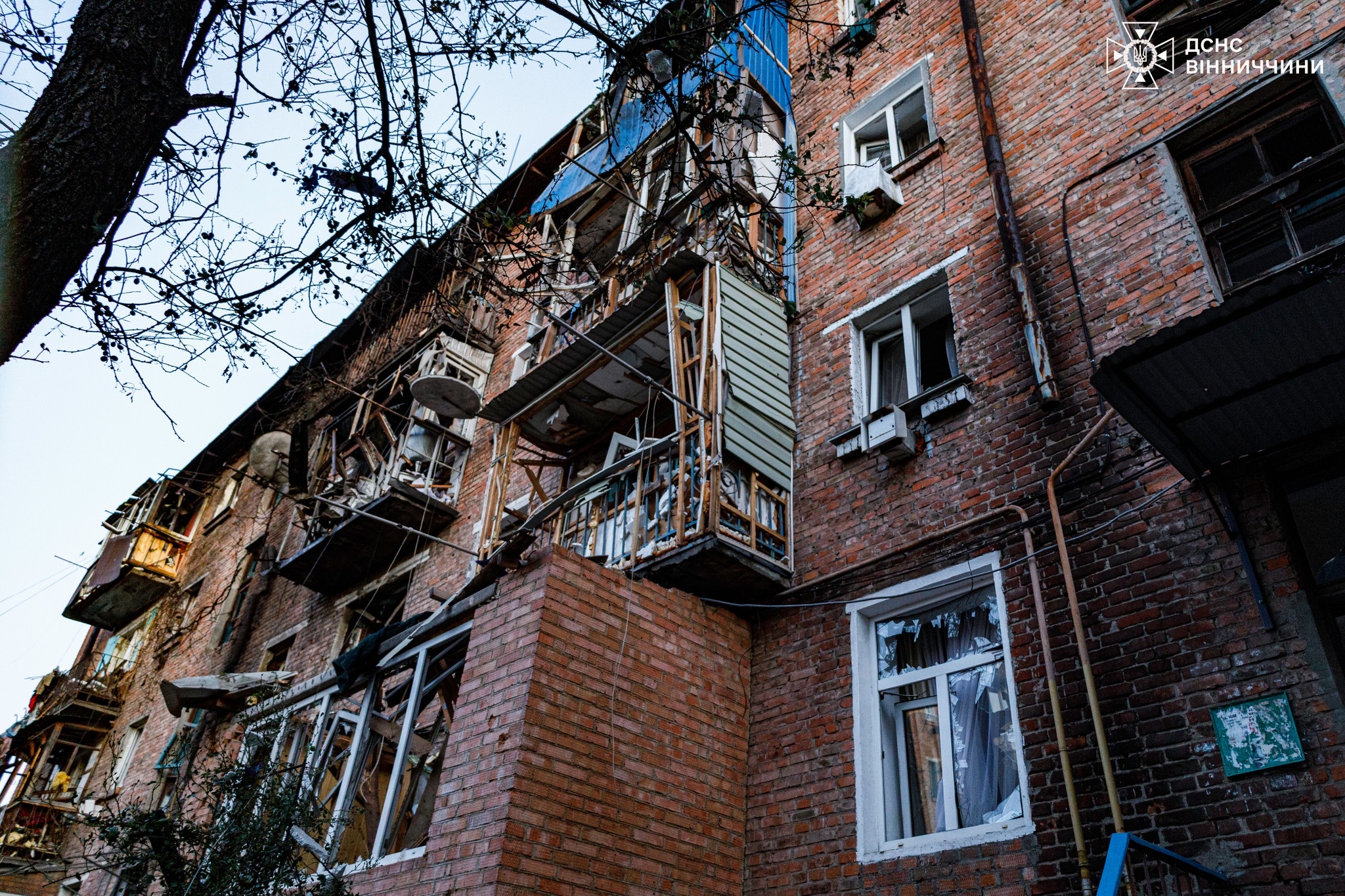 Ворог атакував Вінниччину - уламки дрона пошкодили житлові будинки