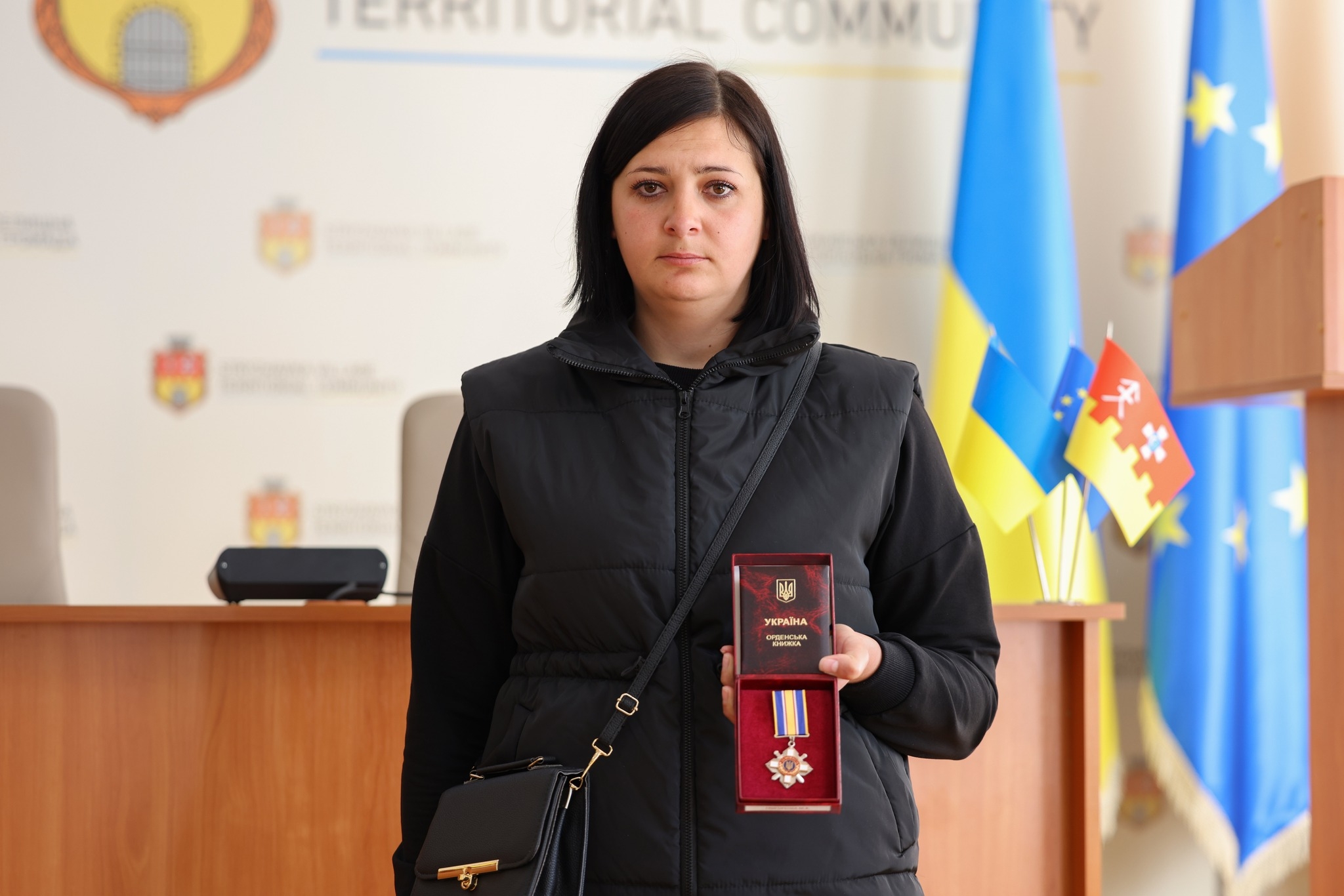 На Вінниччині донька отримала посмертний орден загиблого на фронті батька