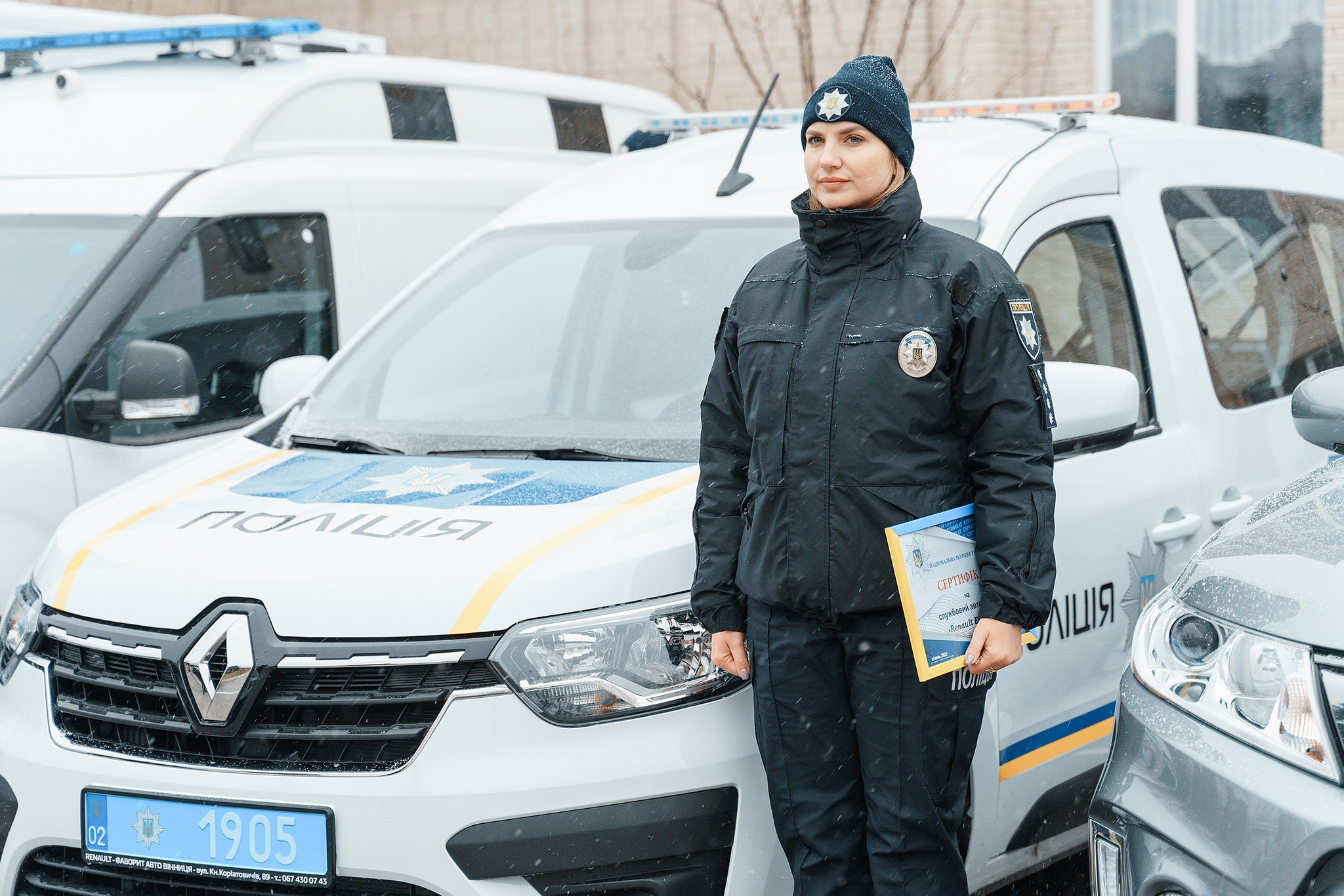 Поліцейські Вінниччини отримали 21 новий службовий автомобіль