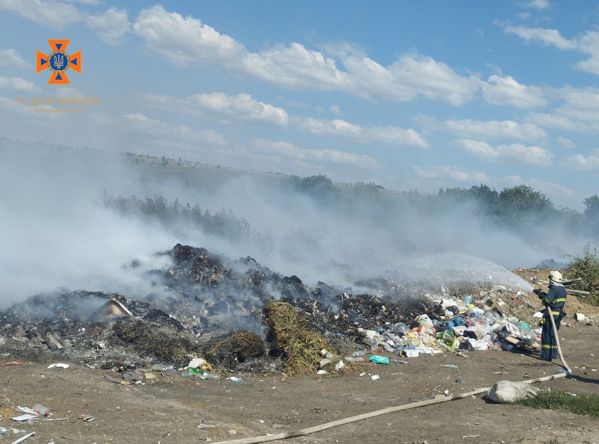 На Вінниччині протягом доби вогонь обпалив п'ять гектарів землі