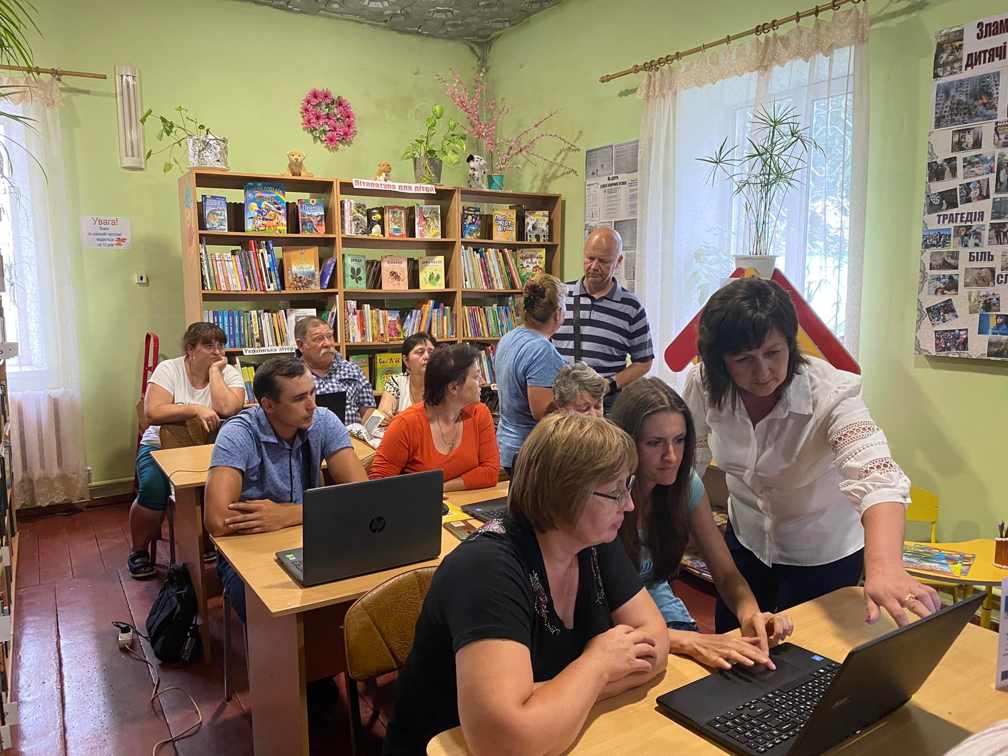 У Вороновицькій громаді відкрили курси комп'ютерної грамотності