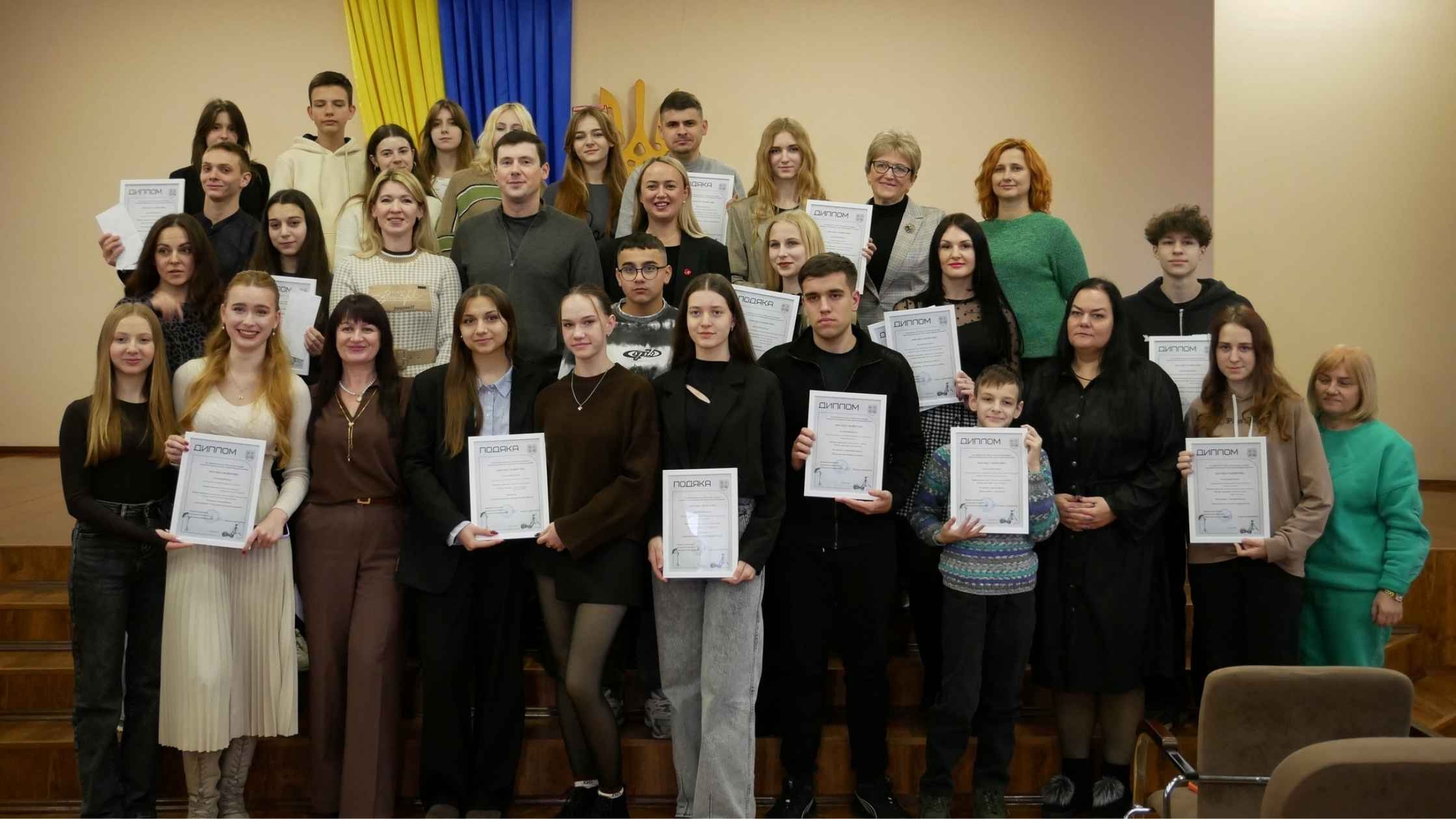 11 вінницьких старшокласників отримали нагороди конкурсу короткометражного кіно