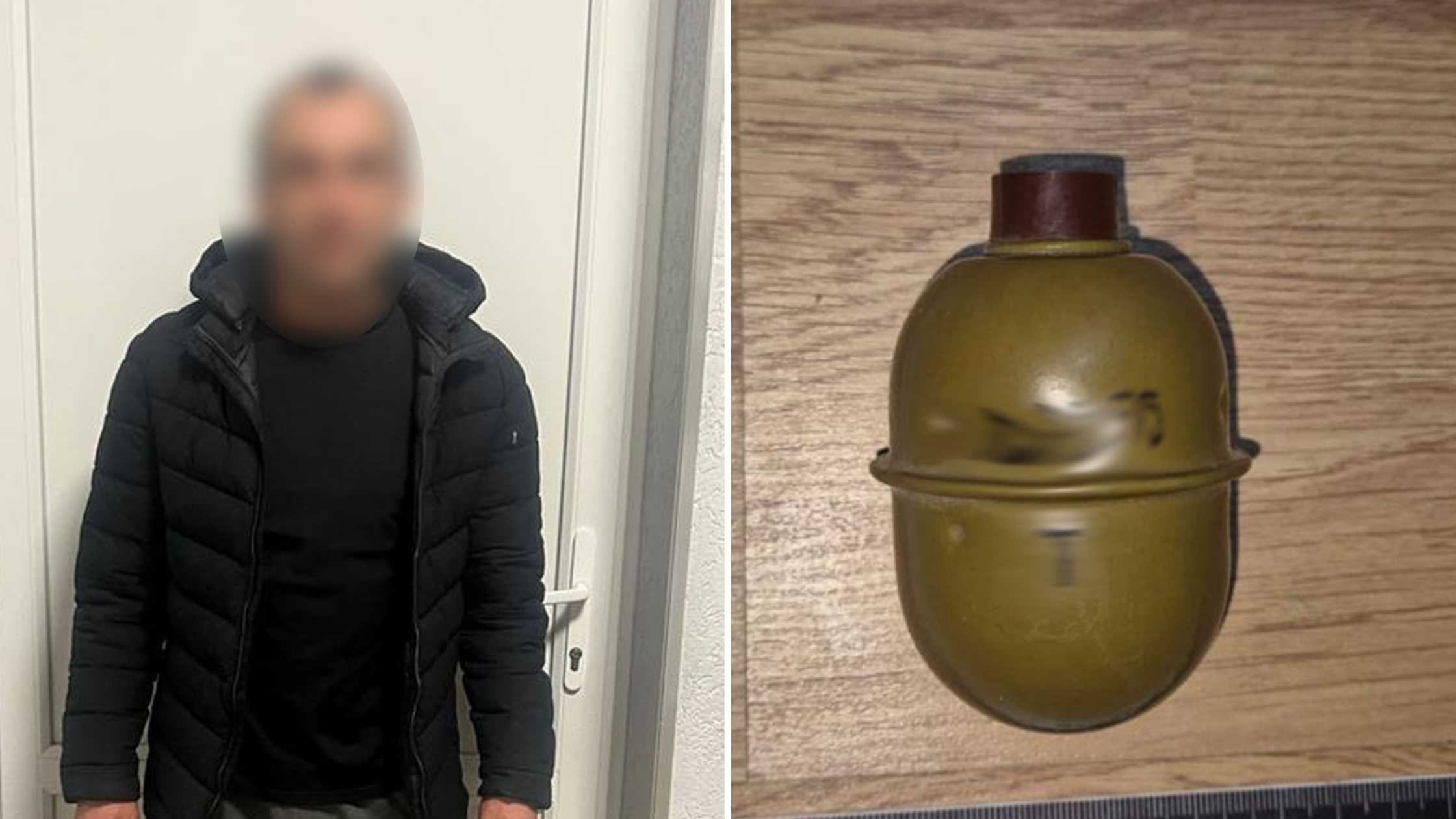 43-річний вінничанин незаконно зберігав вдома гранати із запалом