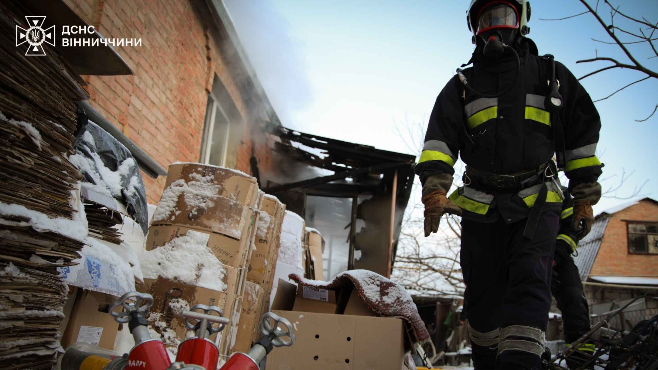 86-річний вінничанин отримав опіки, коли спалахнула його веранда