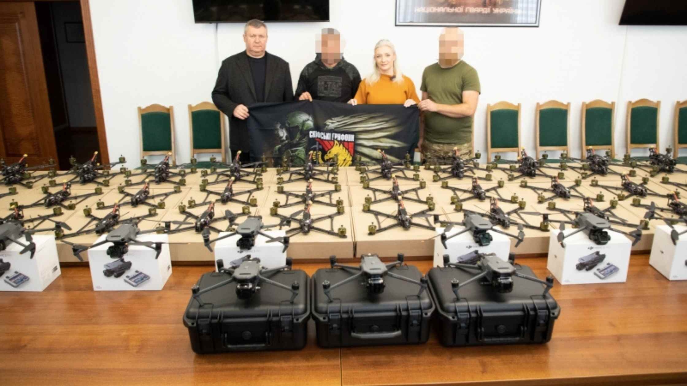 Батальйону безпілотних ударних систем ЗСУ передали «мавіки» та fpv-дрони