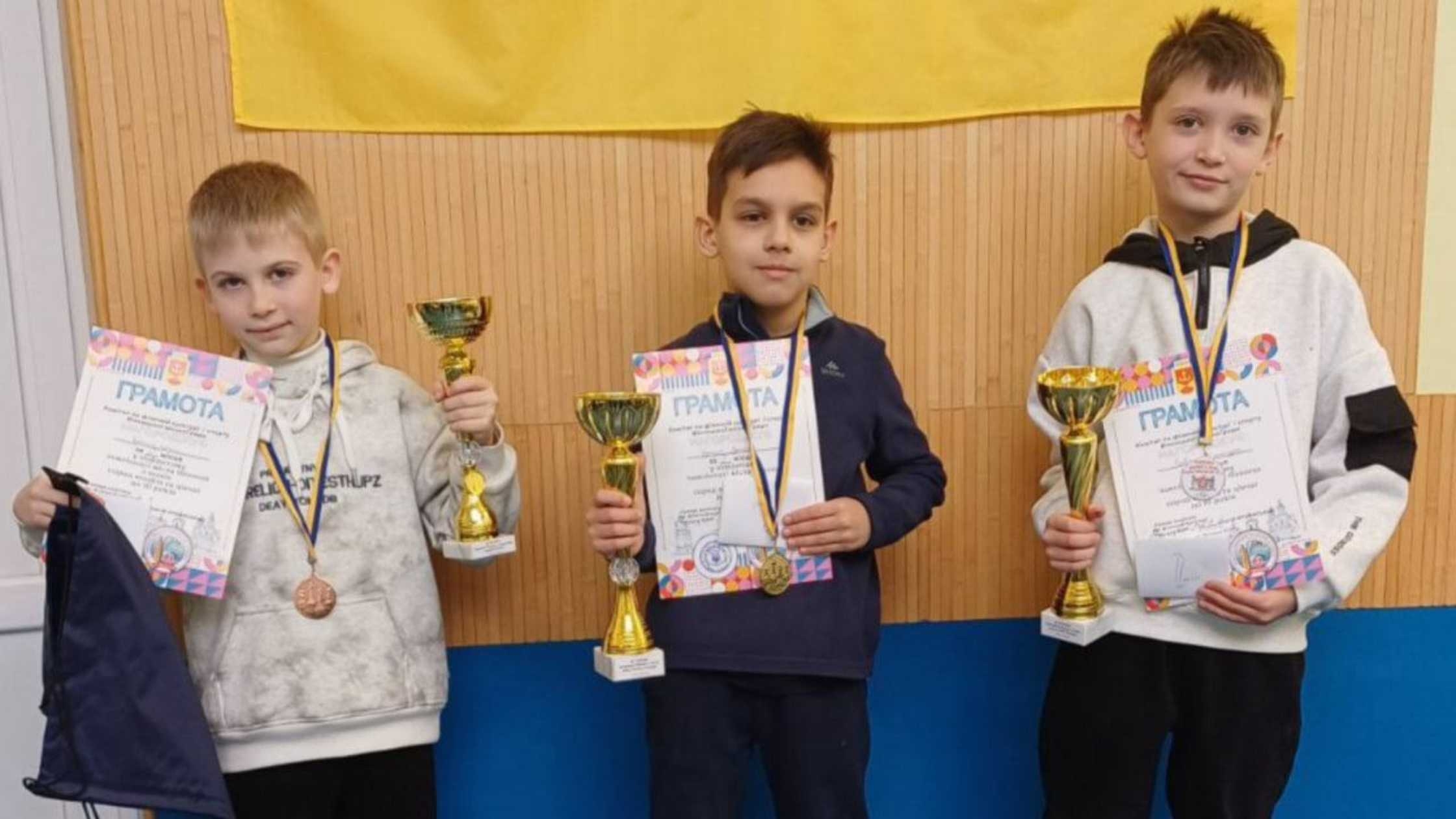Чемпіонат міста з шахів серед дітей до 8 та 10 років провели у Вінниці