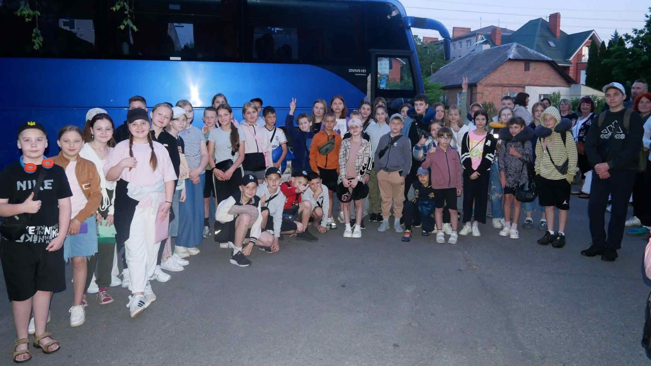 Діти Захисників з Вінниччини поїхали на відпочинок до Польщі