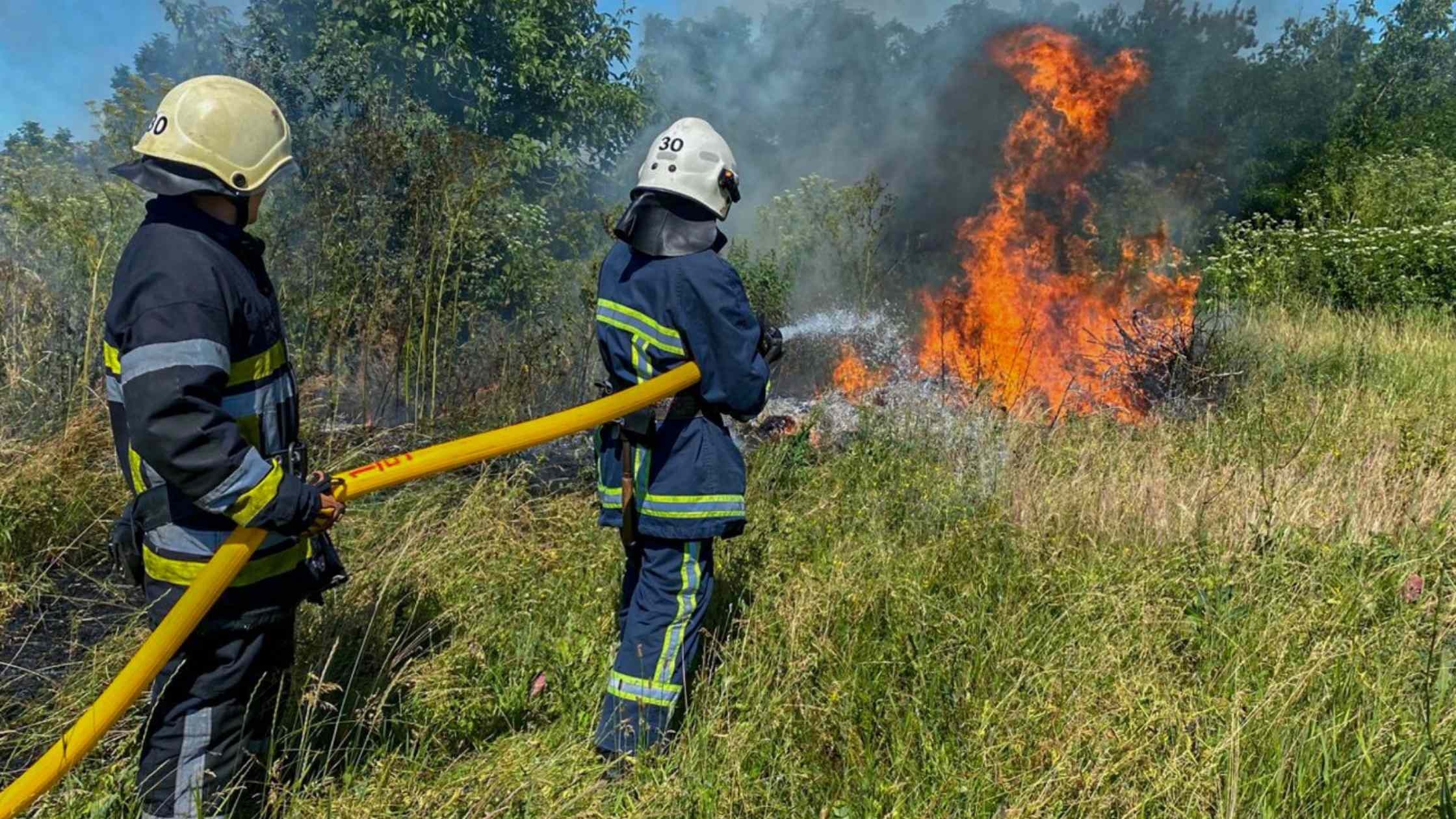Горіла надвірна споруда у Гнівані та господарська будівля у Вороновиці