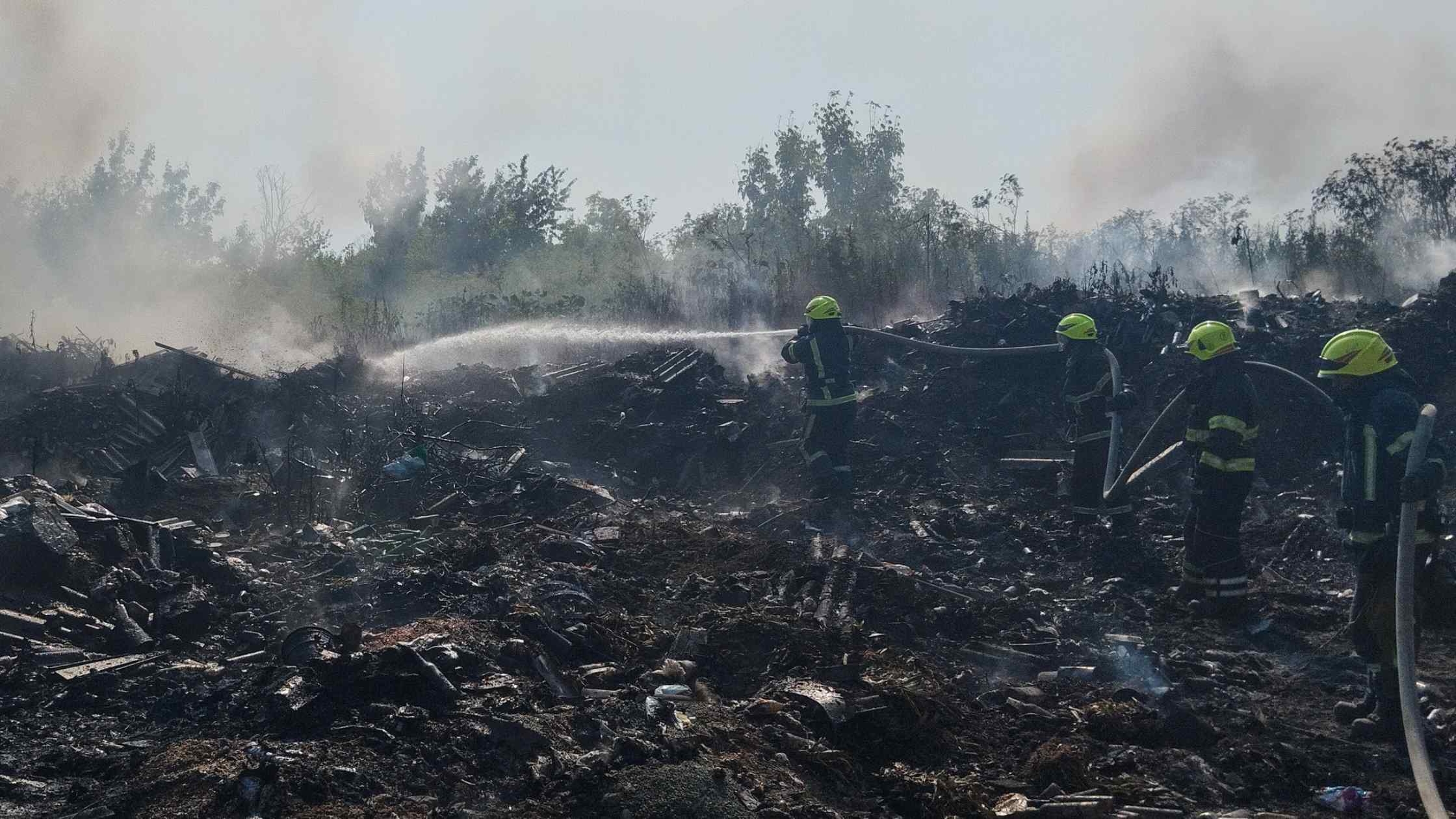 Горіли суха трава та сміття у всіх районах Вінницької області
