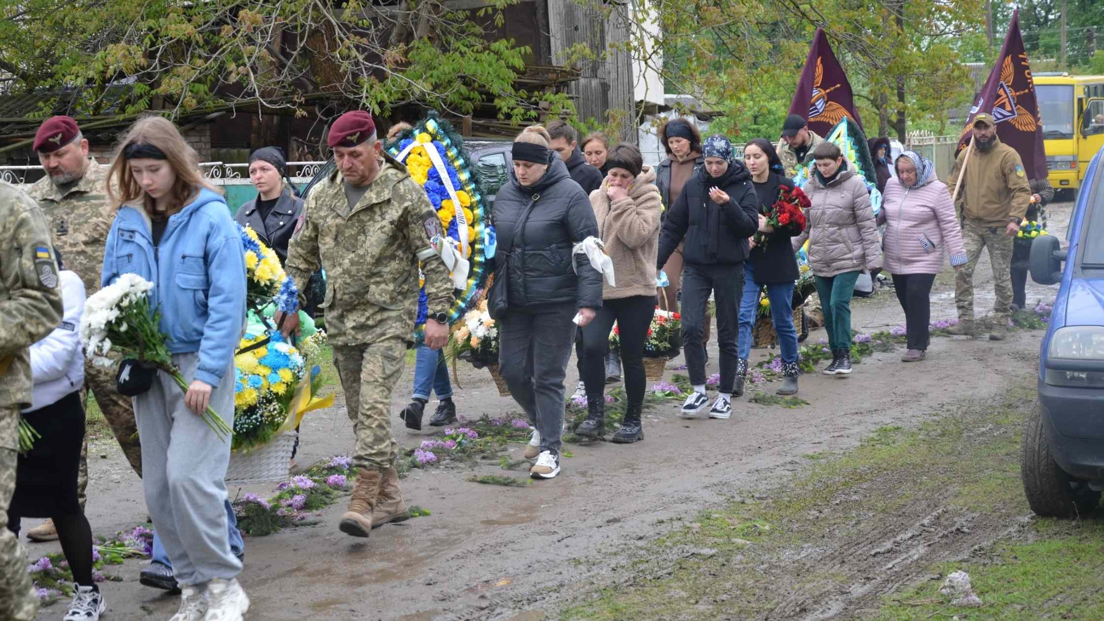 Літинська громада прощалась зі штаб-сержантом Ігорем Крижанівським