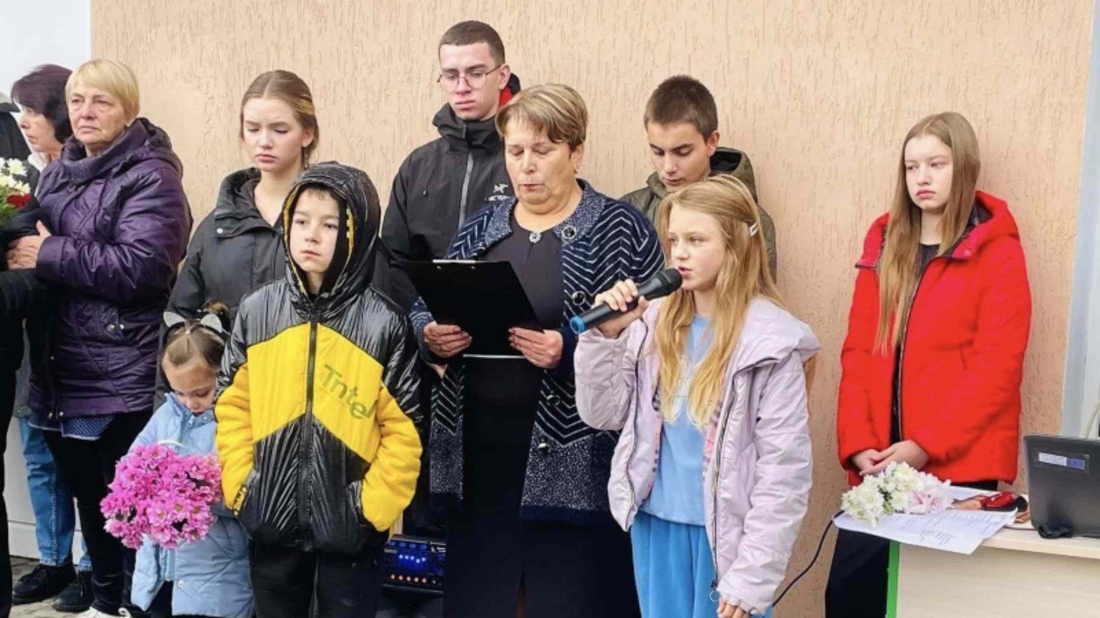 На честь випускників Шпиківського ліцею відкрили меморіальні дошки