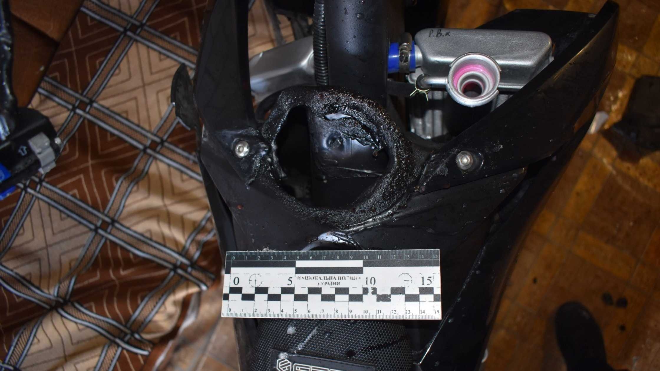 На Гайсинщині 37-річний чоловік підпалив мотоцикл односельця