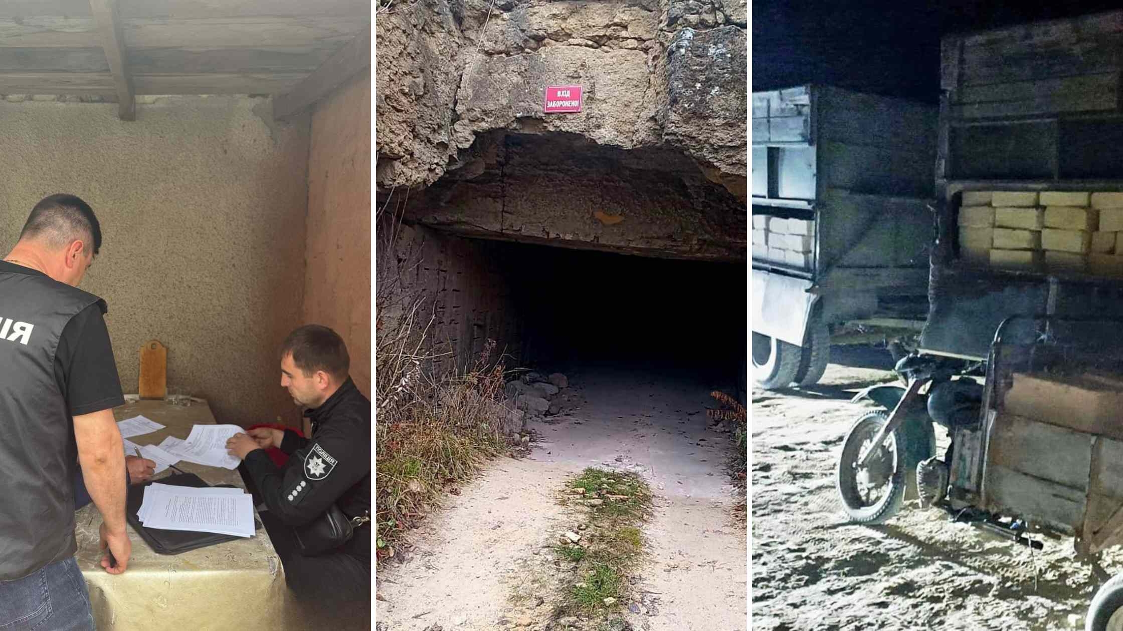 На Вінниччині незаконно видобували й збували вапнякові блоки