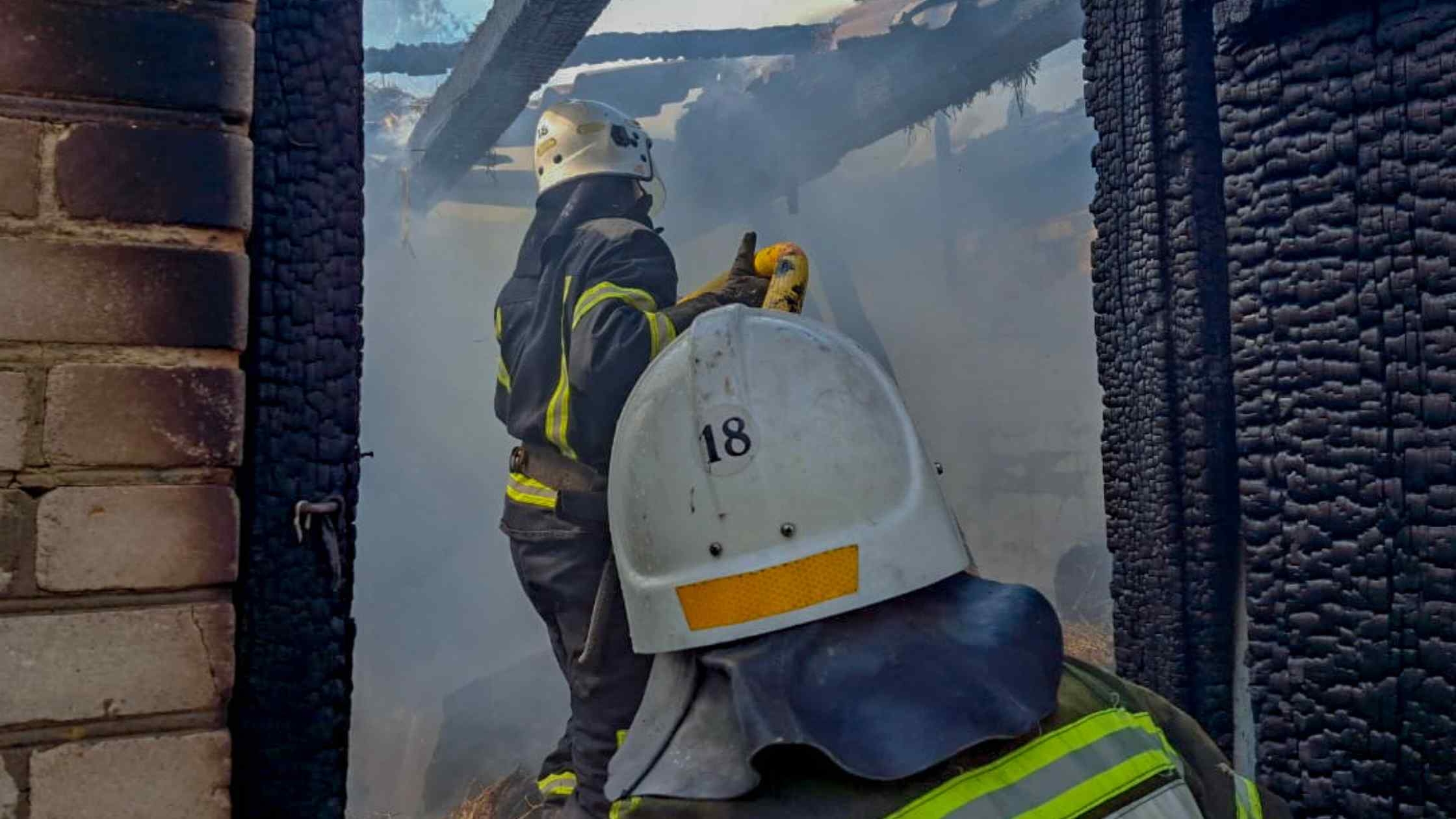 На Вінниччині під час пожежі важкі травми отримав 48-річний житель 
