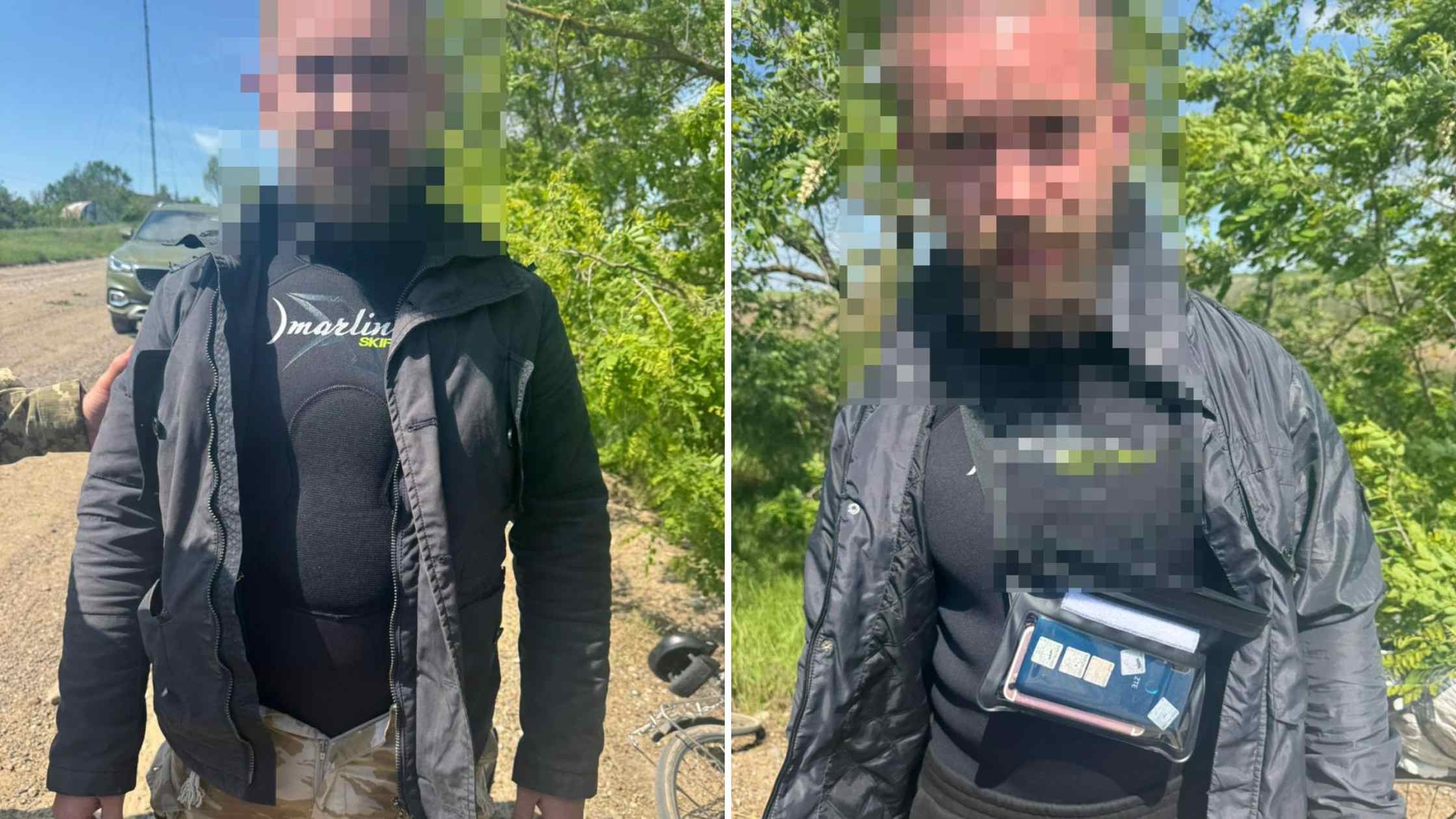 На Вінниччині прикордонники затримали велосипедистів у гідрокостюмах