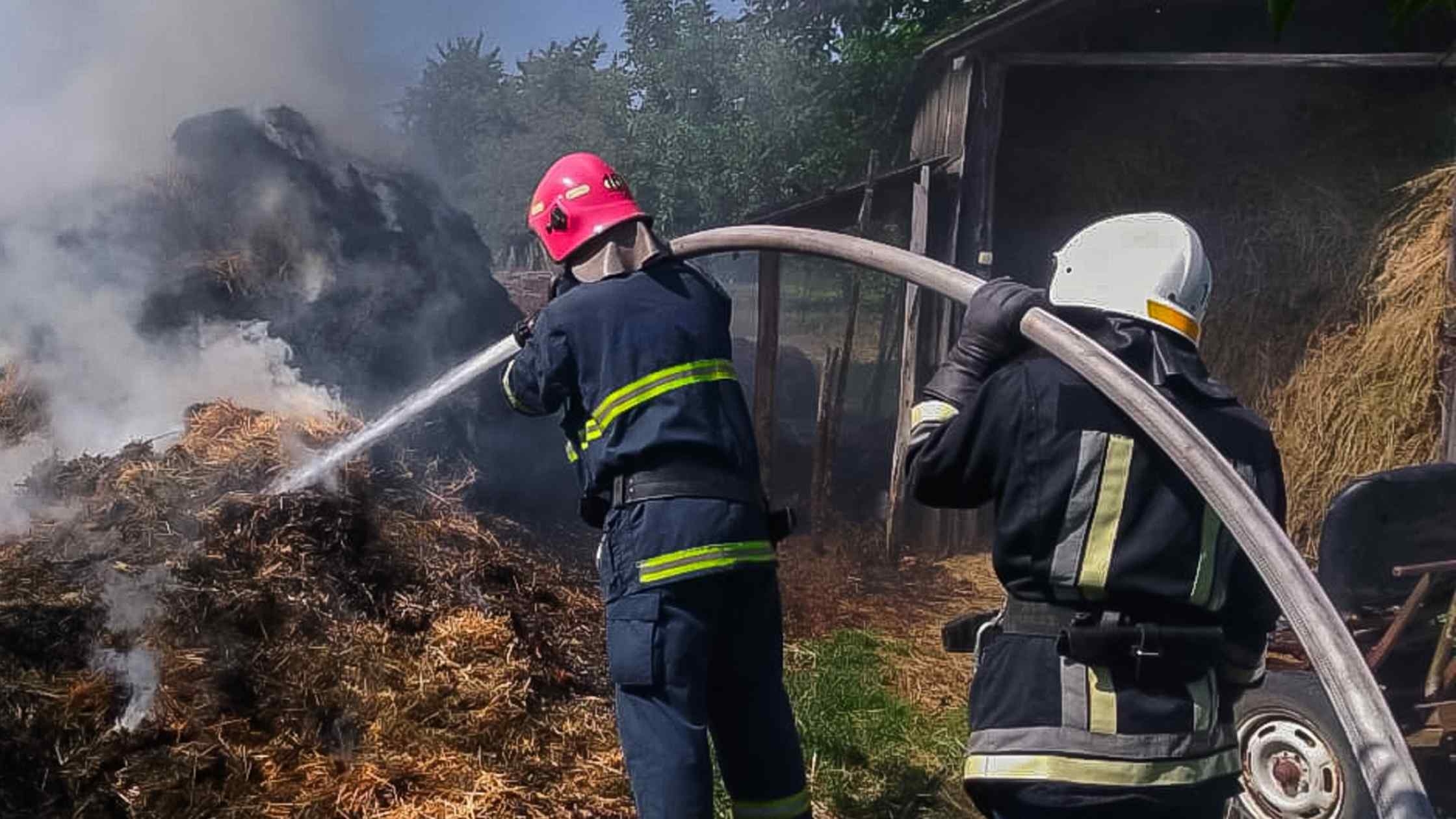 На Вінниччині рятувальники ліквідували шість пожеж на відкритих територіях