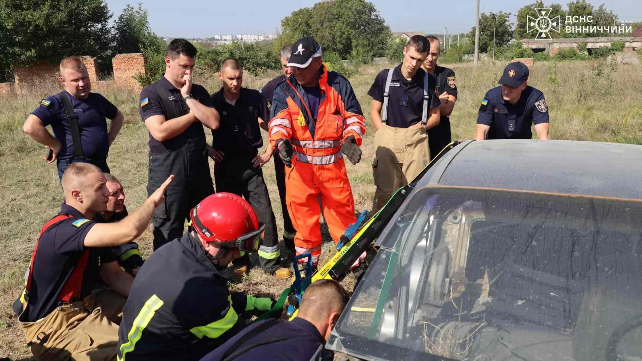 На Вінниччині рятувальники та польські колеги провели спільні тренування