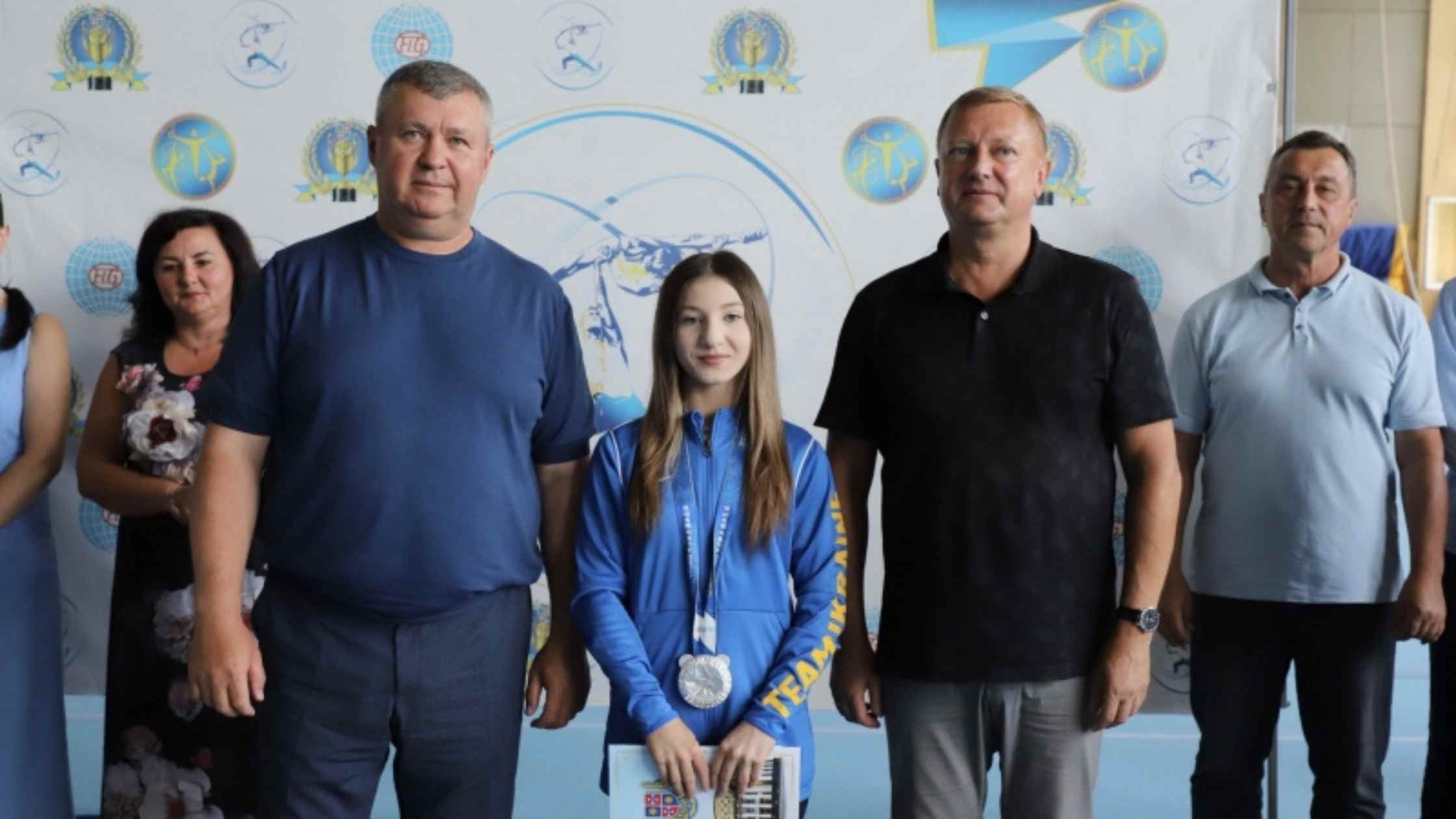 На Вінниччині відзначили спортивних акробаток – учасниць XII Всесвітніх ігор