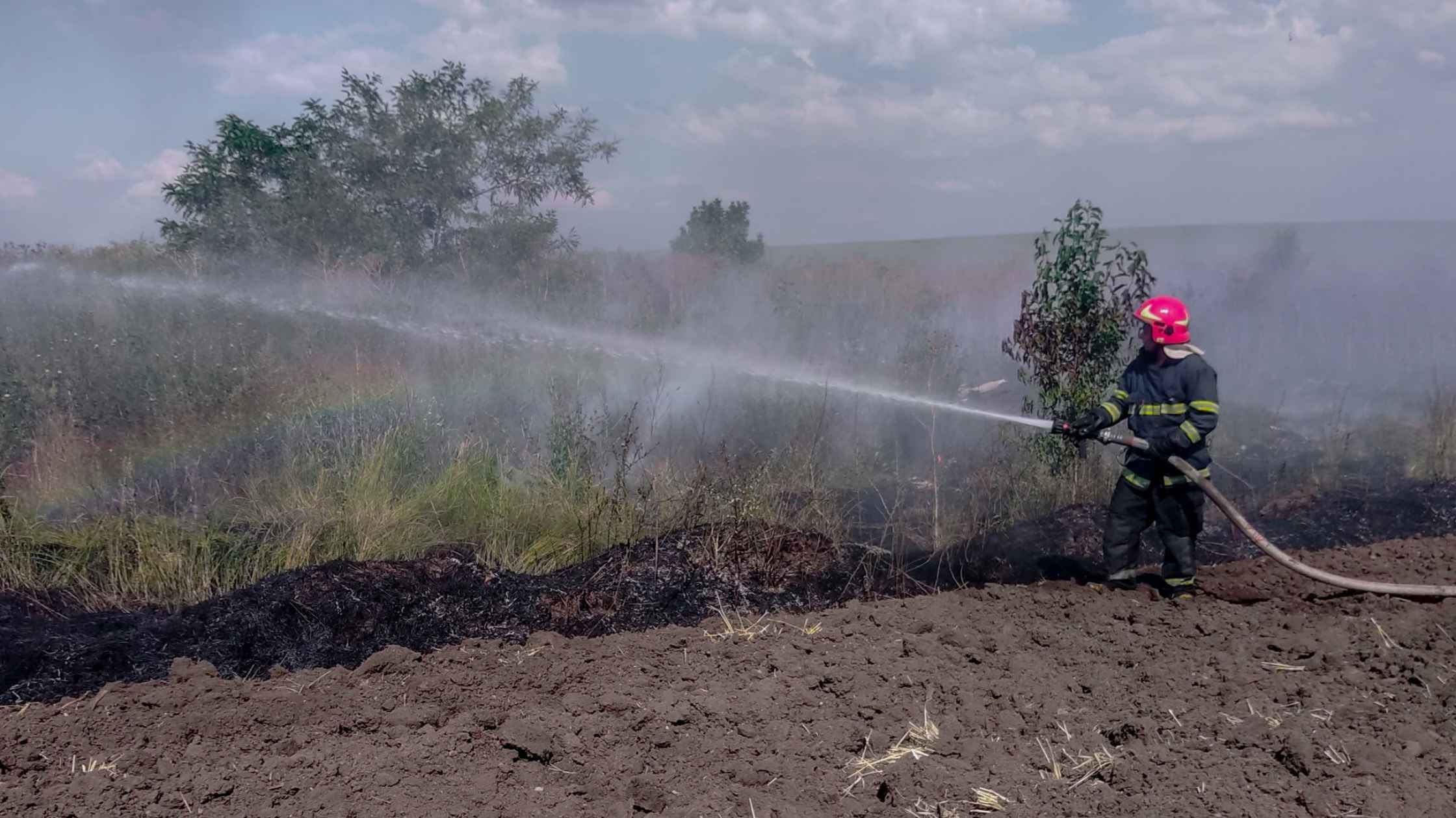 На Вінниччині вогонь обпалив за добу понад два гектари землі