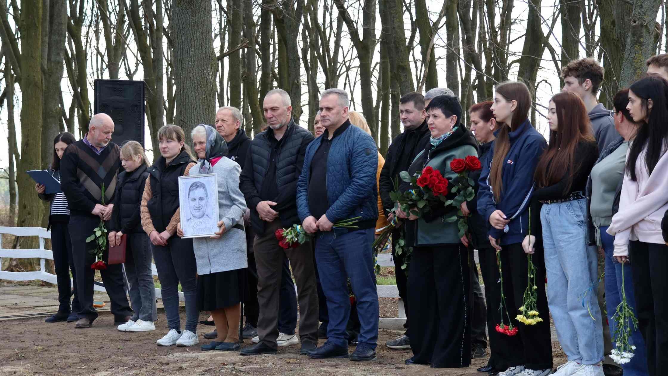 На Вінниччині встановили пам'ятний банер на честь загиблого Героя