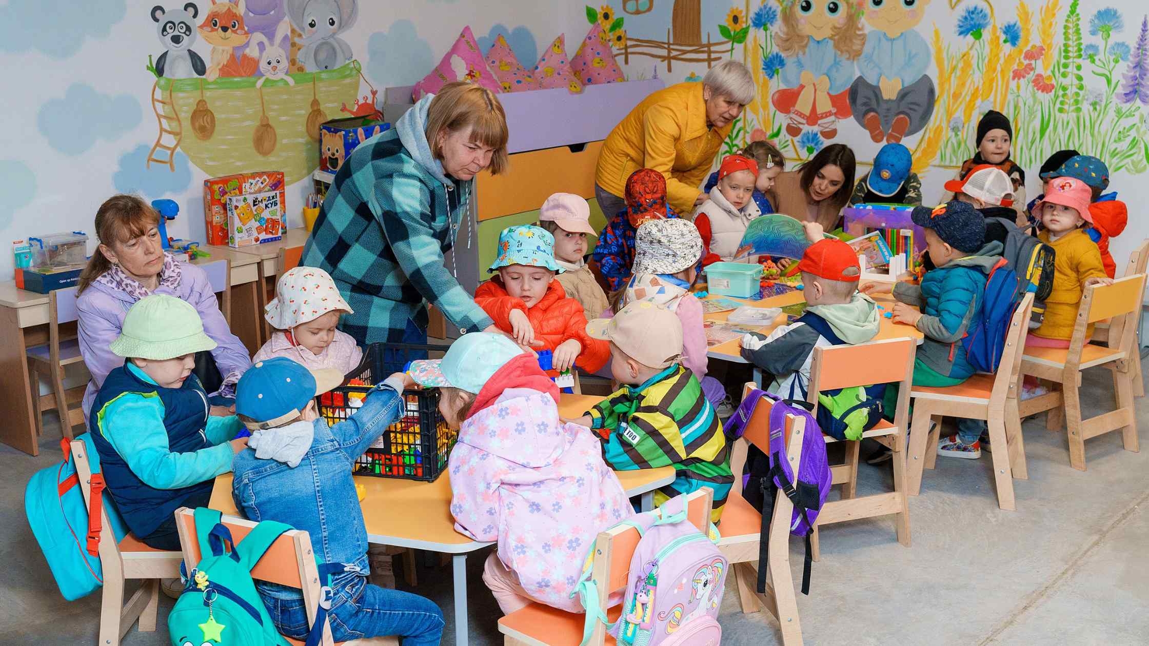 Нове сучасне укриття облаштували у вінницькому дитсадку №60