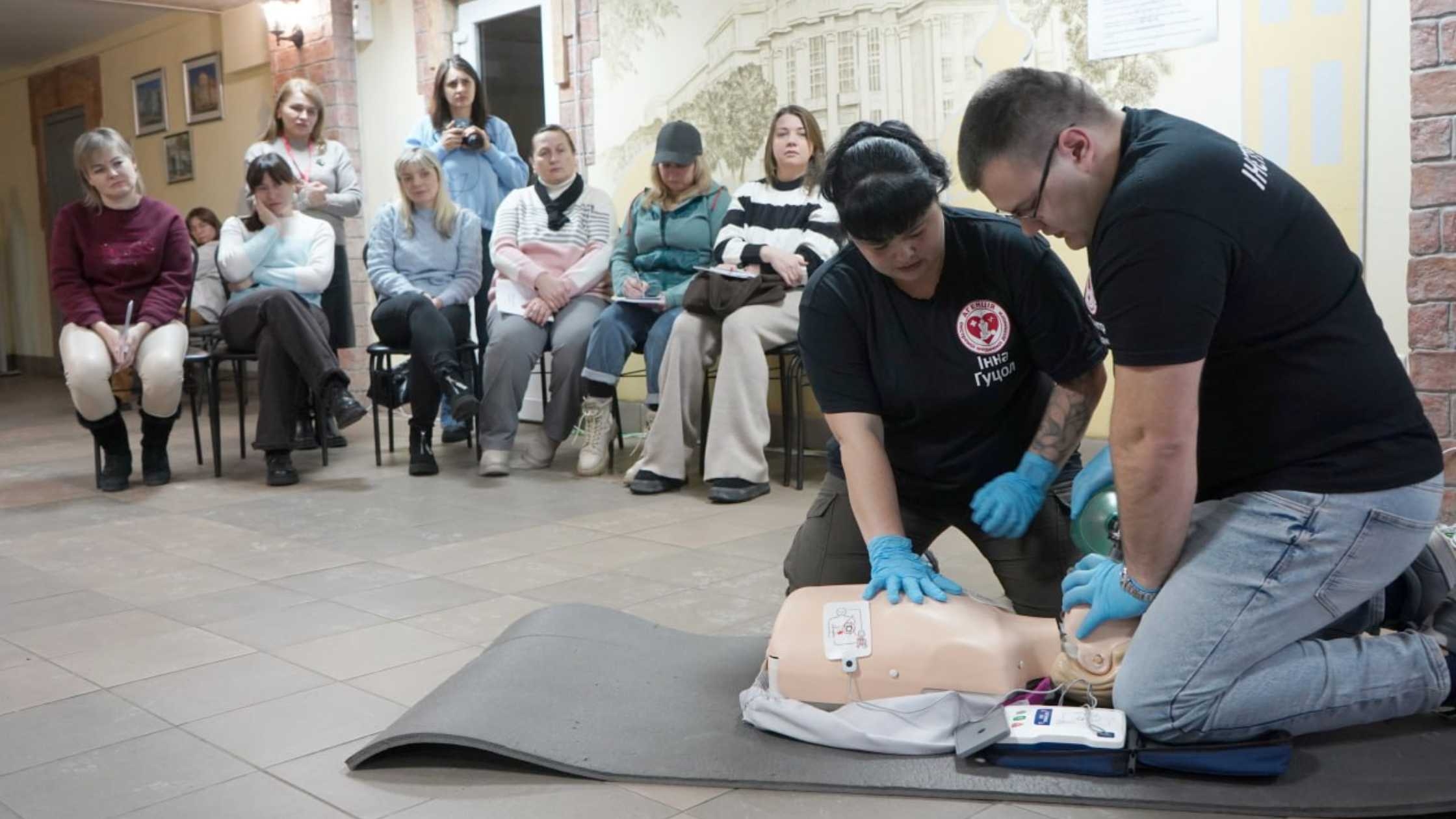 Організували інтенсив із домедичної допомоги для голів правлінь вінницьких ОСББ