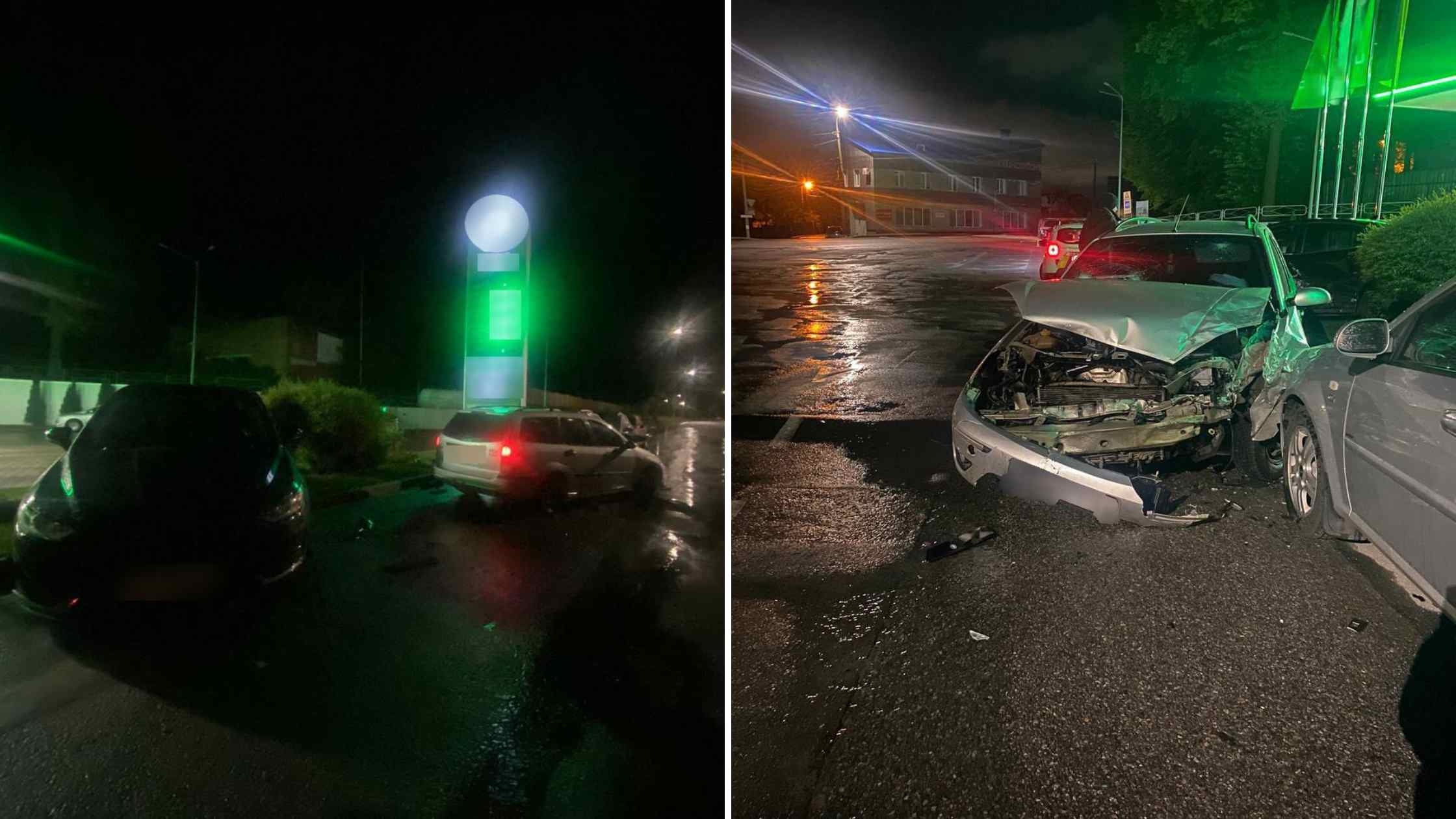 Патрульні склали три адмінматеріали на п'яного водія, який розбив три чужі авто