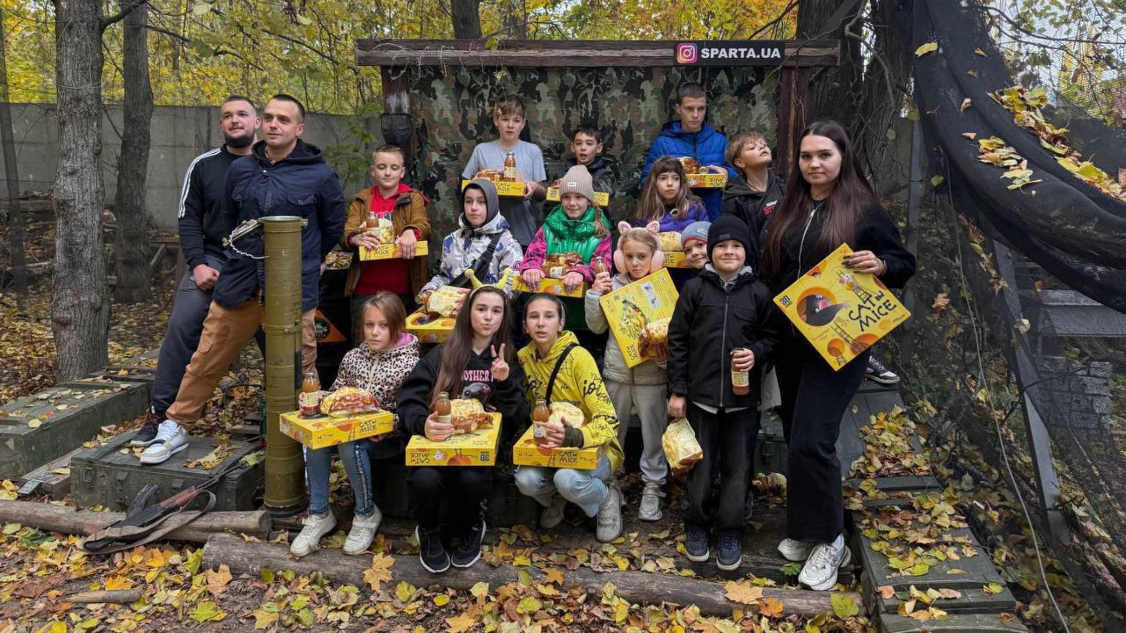 Переселенці з Маріуполя відвідали клуб активного відпочинку "Sparta" у Вінниці