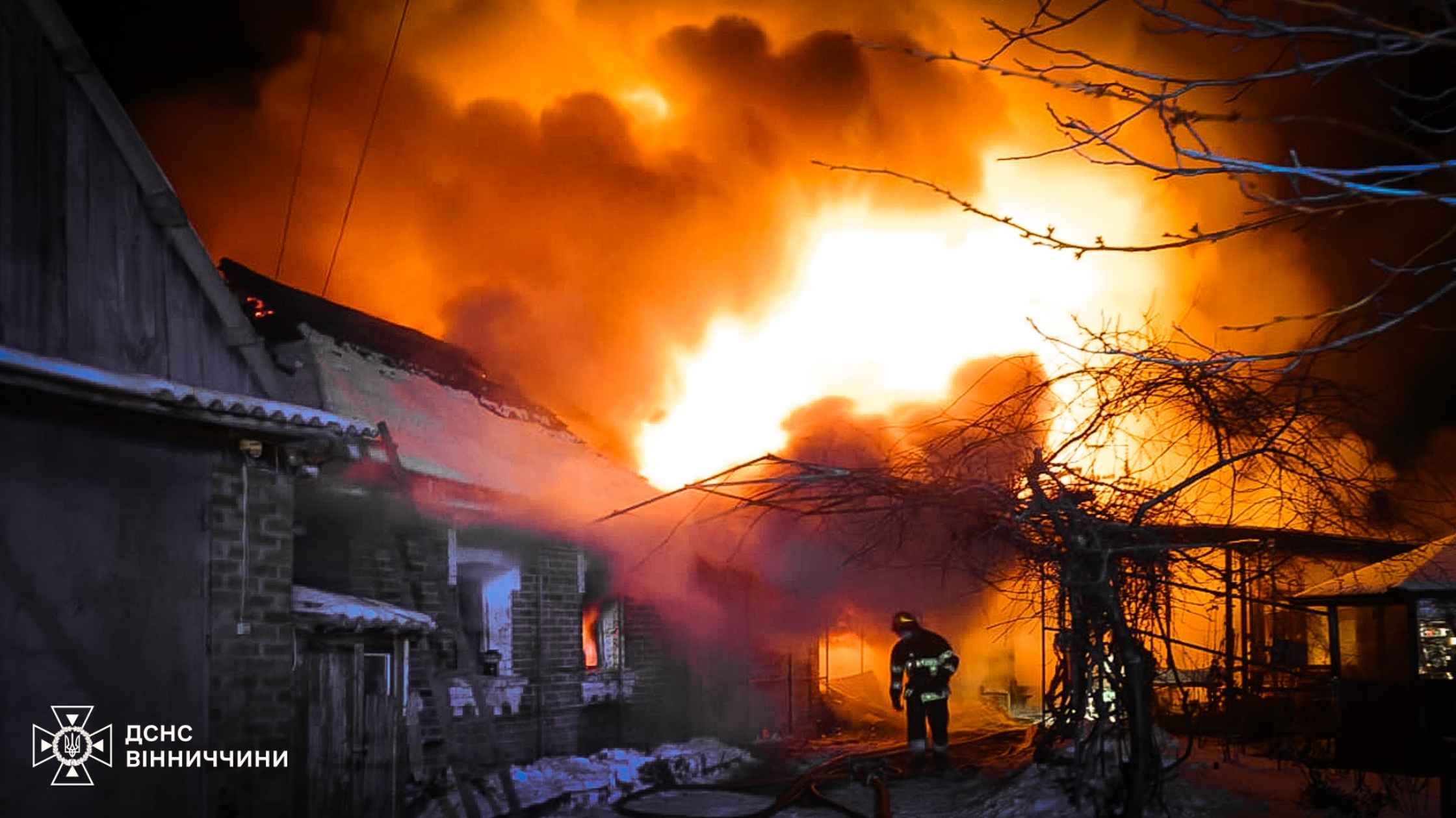 Під час пожежі на Вінниччині загинула 75-річна пенсіонерка