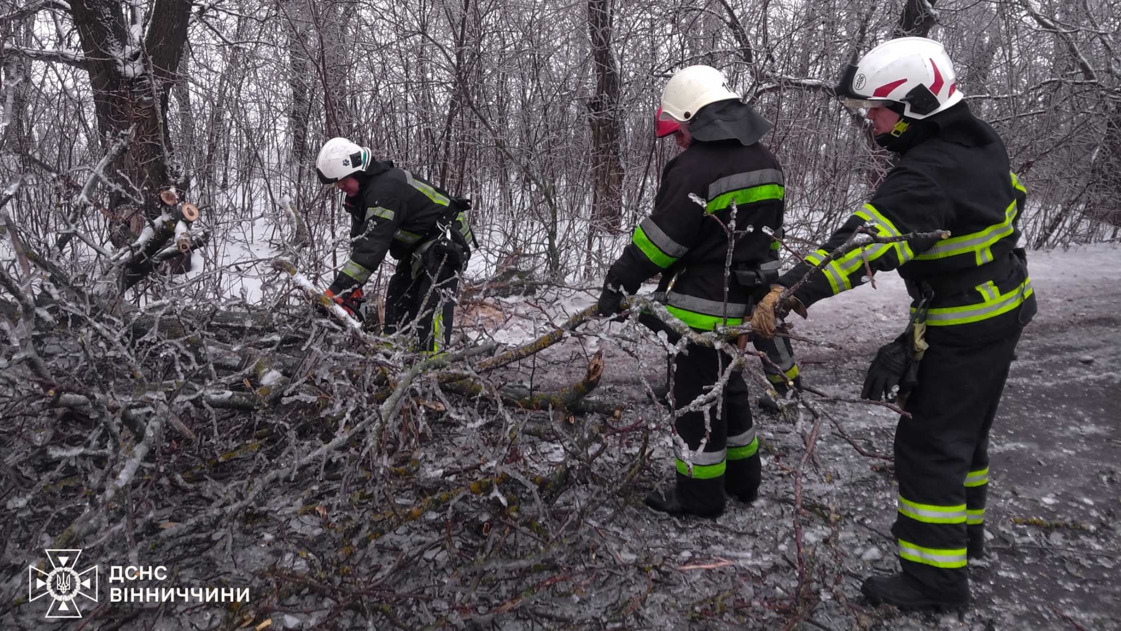 Рятувальники Вінниччини 14 разів залучалися до ліквідації наслідків негоди