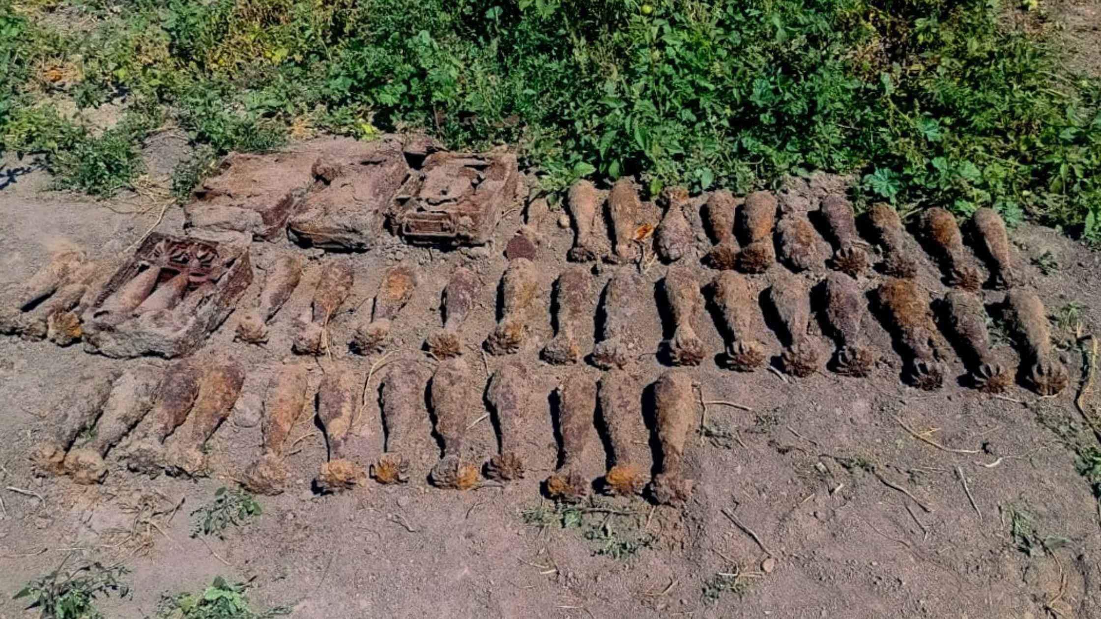 Сапери знищили у Вінницькому районі 52 мінометні міни часів Другої світової