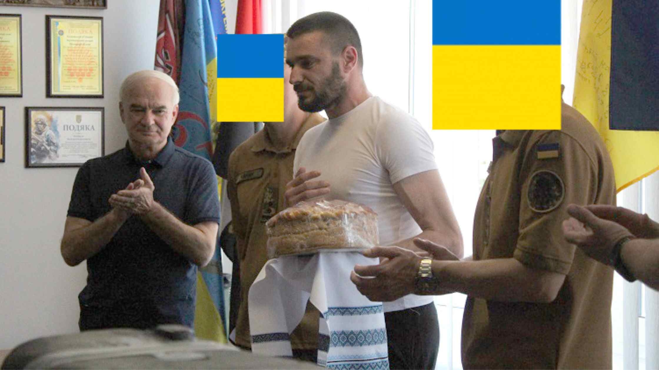 У Калинівській громаді зустріли нацгвардійця, якого повернули з полону