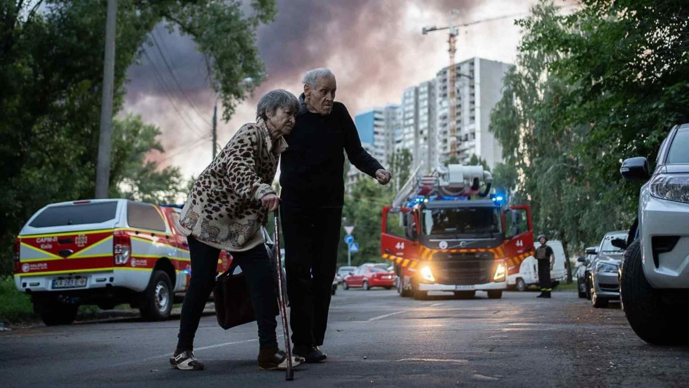 У ніч на 4 липня Київ безперервно атакували російські дрони та балістика