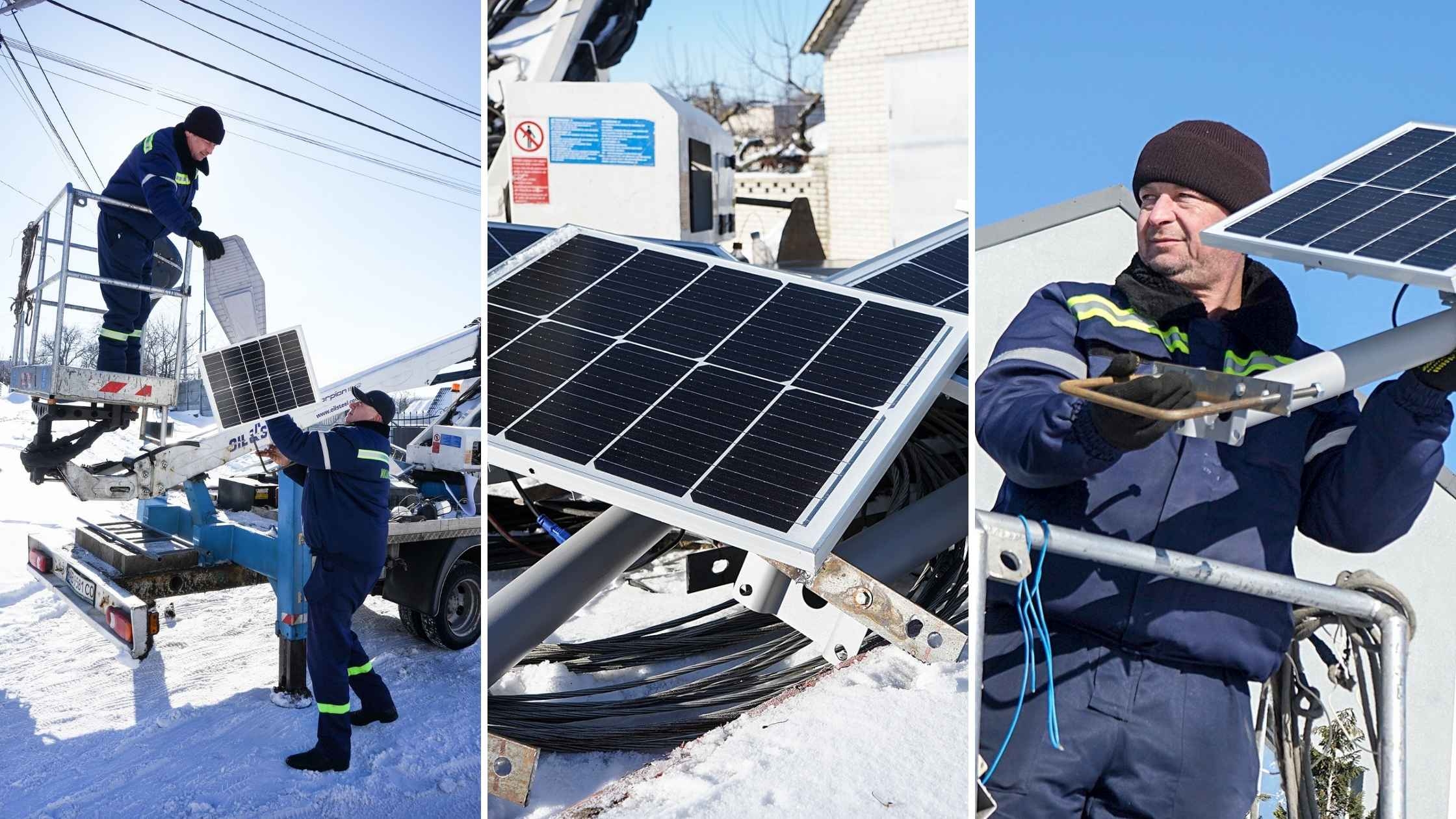 У старостинських округах Вінницької громади встановлять 100 ліхтарів на сонячних панелях