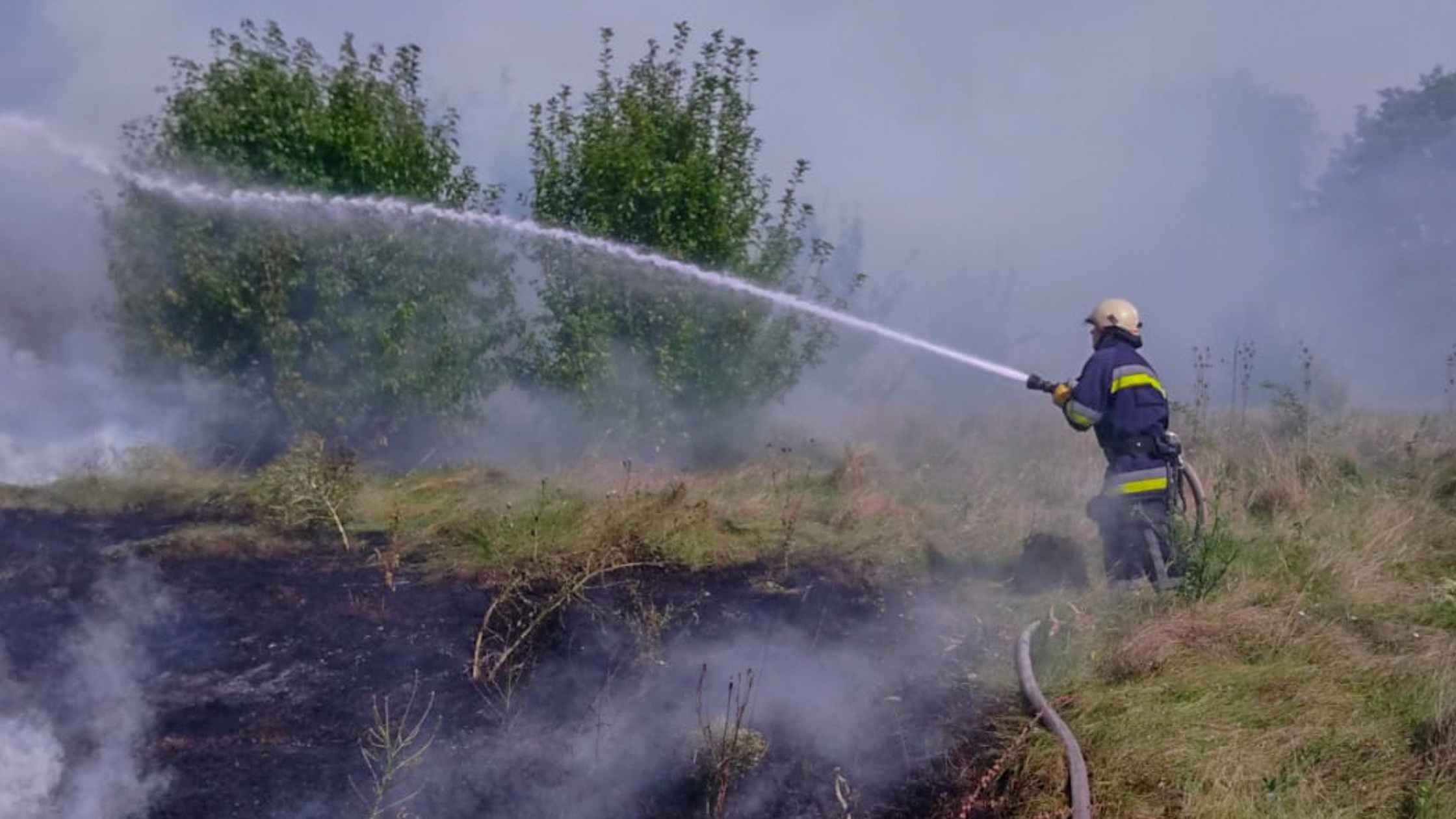 У Вінниці горів житловий будинок, пожежу спричинили коротке замикання
