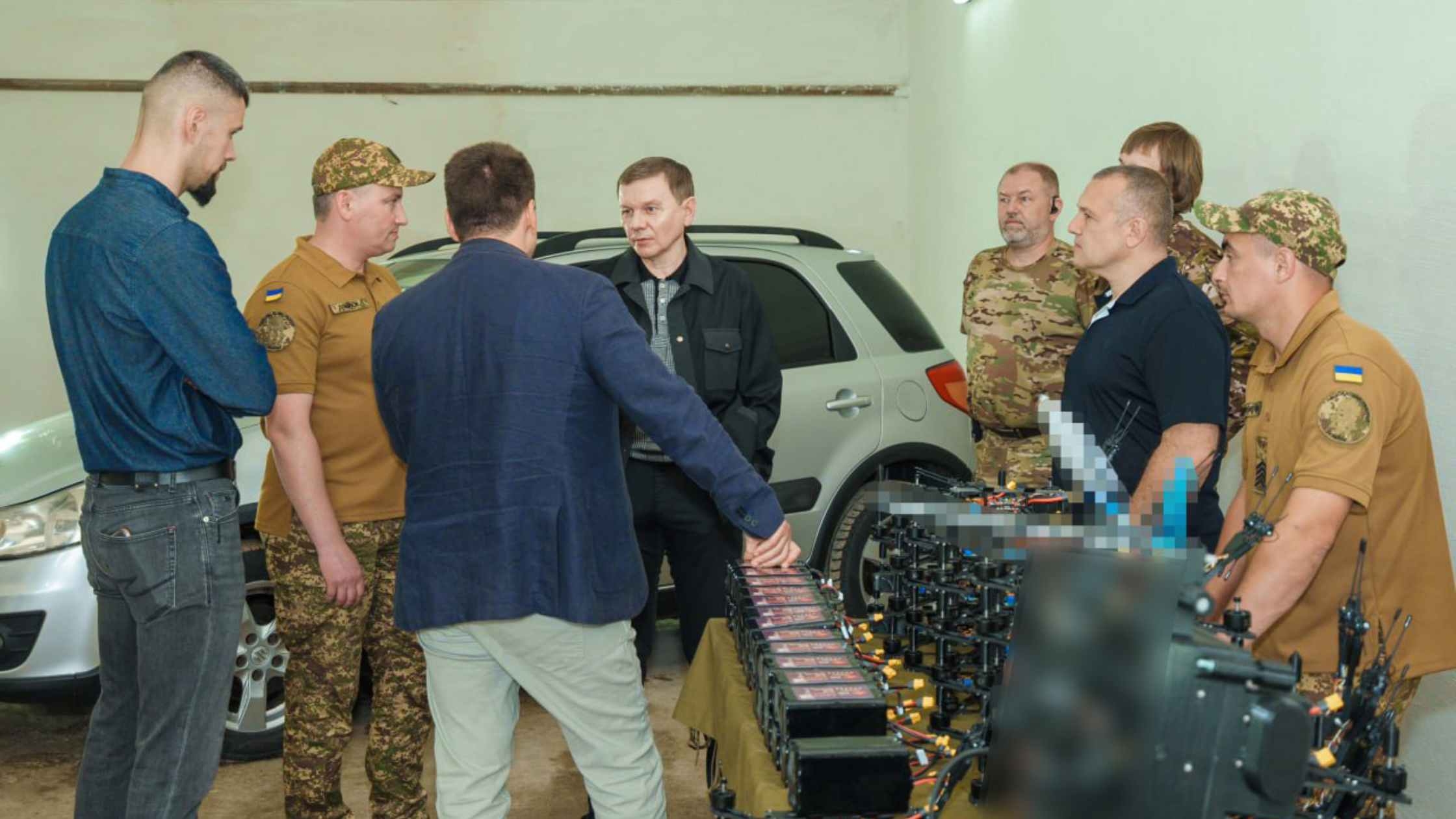 У Вінниці вчергове підсилили підрозділ Нацгвардії - передали дрони, Starlink, авто